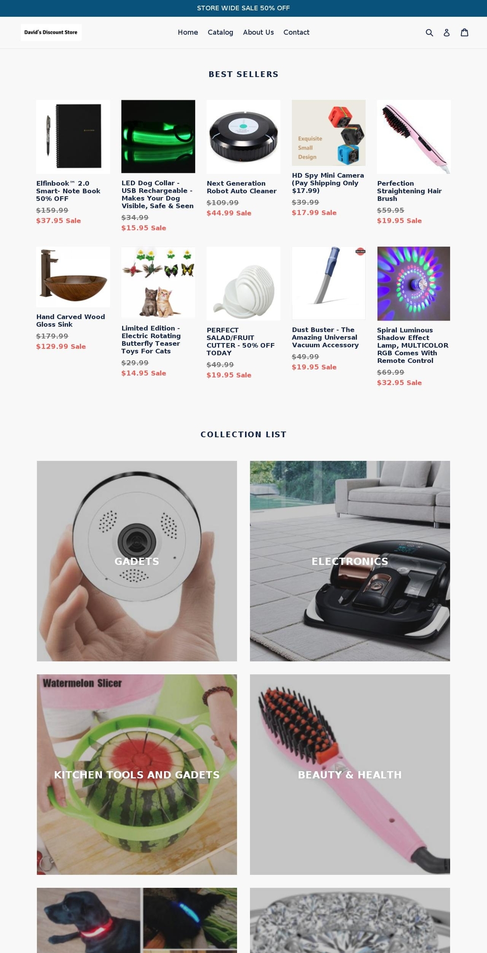 davidsdiscountstore.com — Shopify storefront screenshot