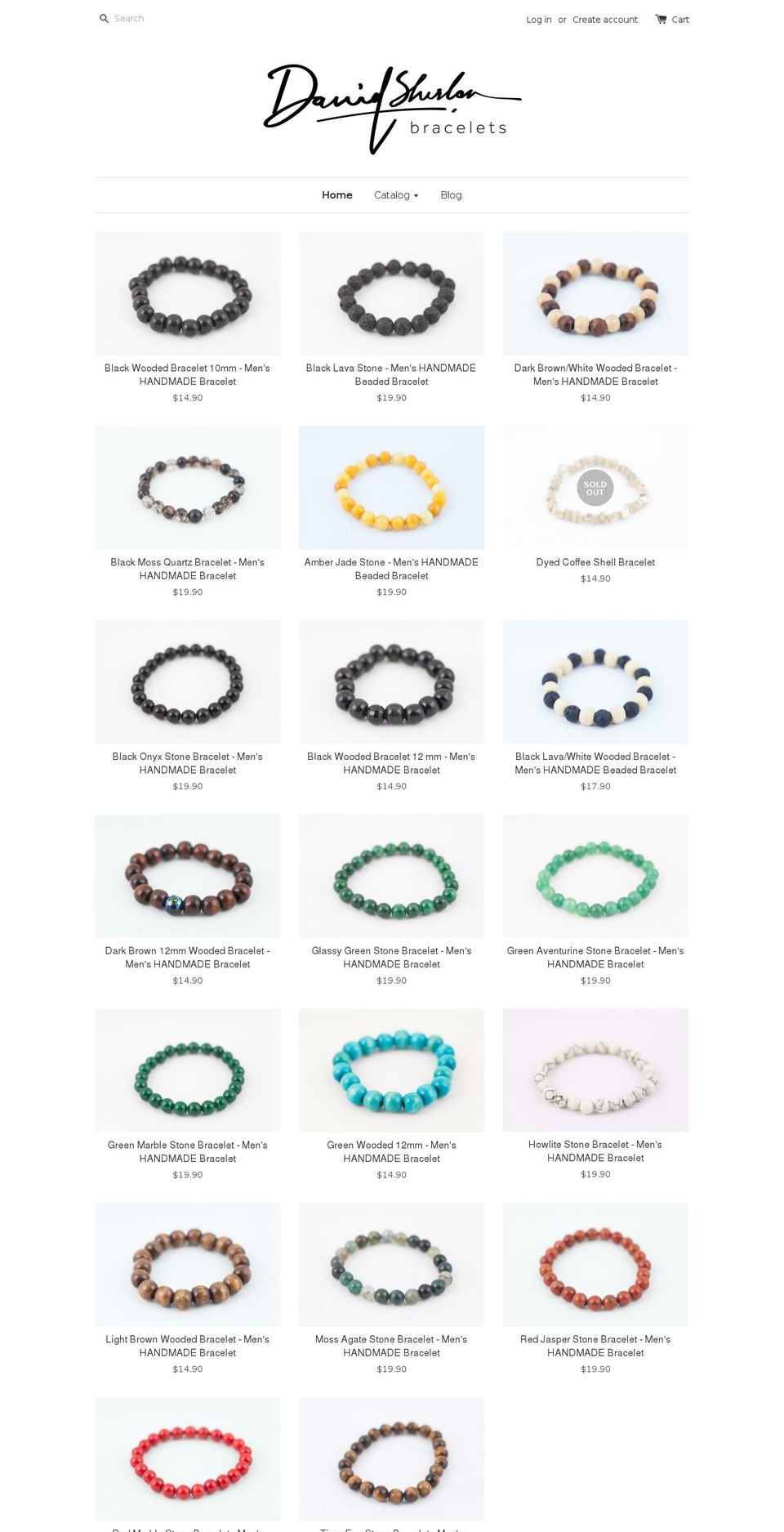 davidshurlan.com shopify website screenshot