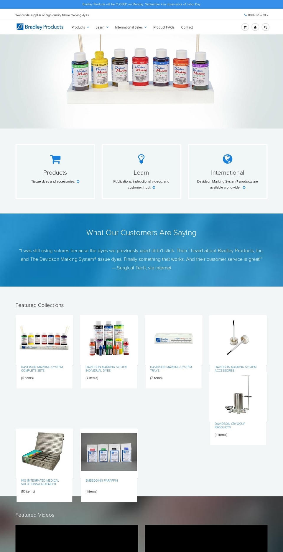davidsondyes.com — Shopify storefront screenshot