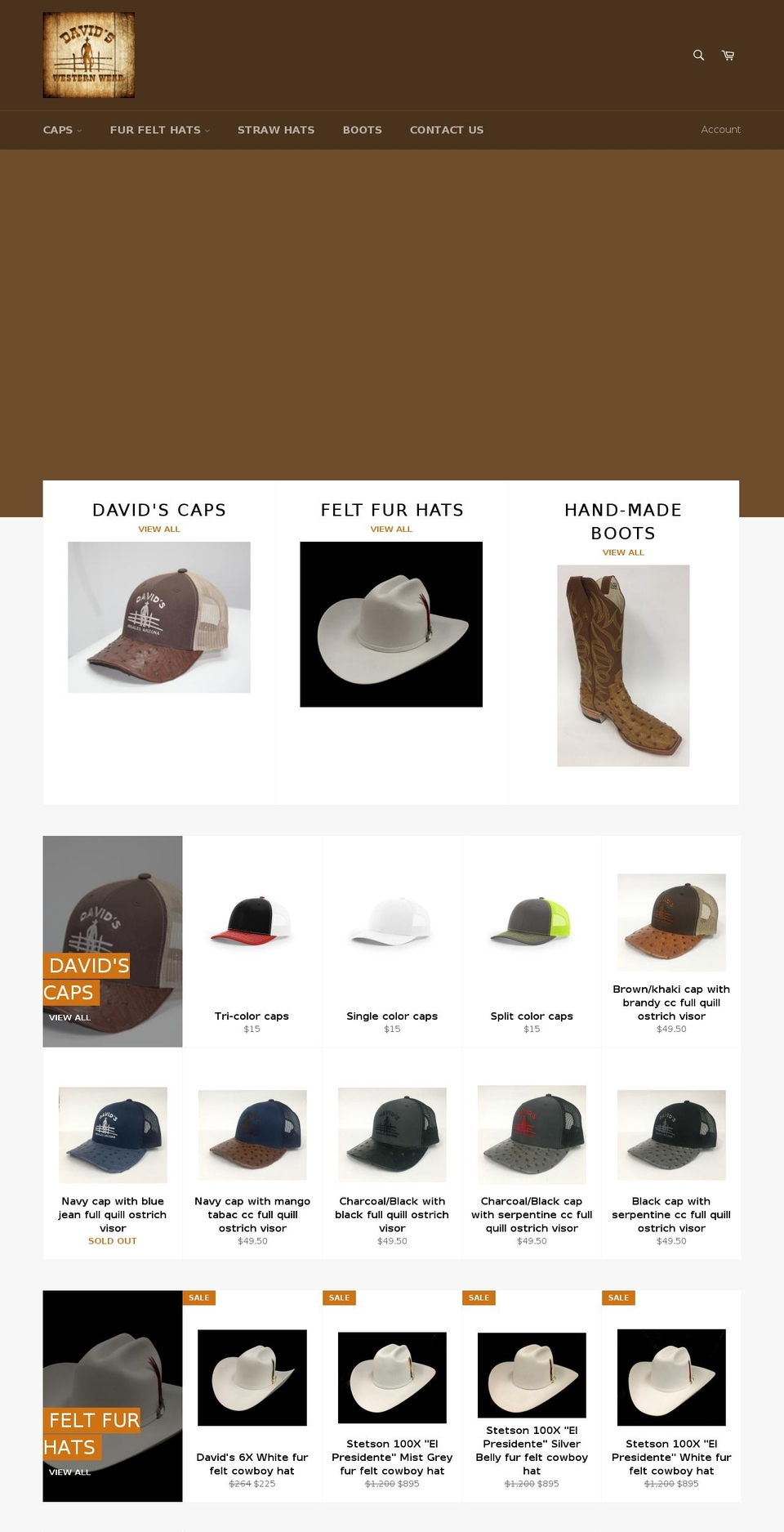 davidsww.com shopify website screenshot