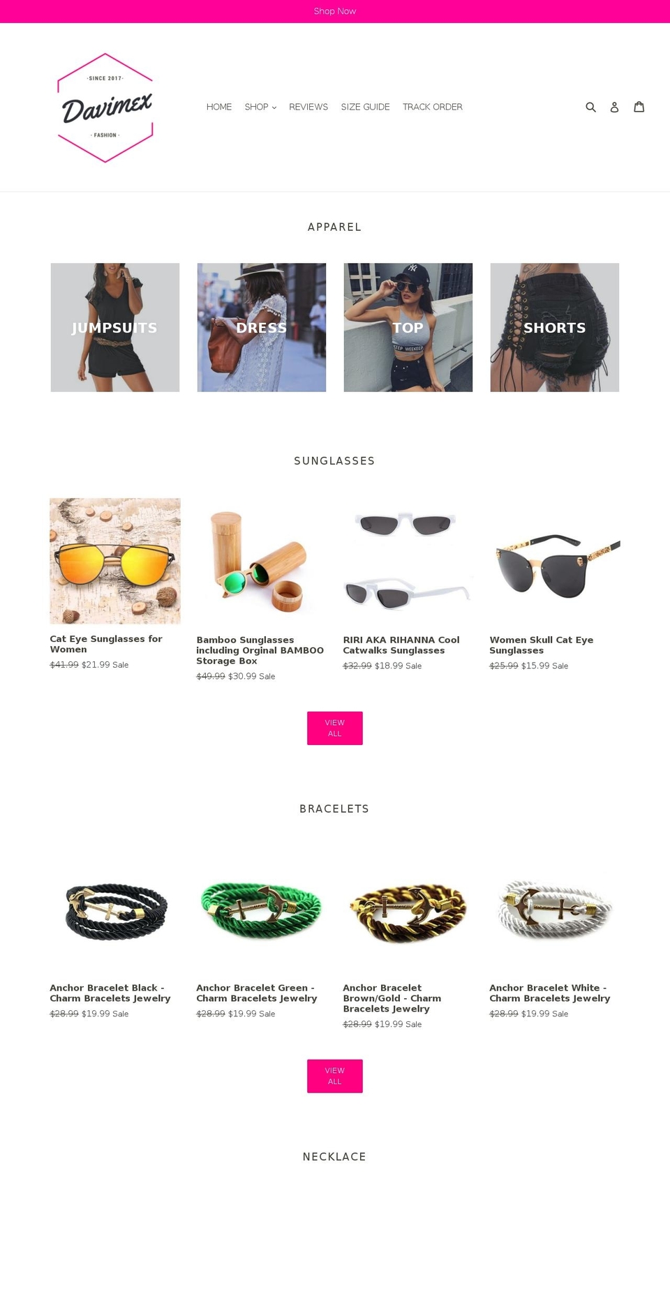davimex.com — Shopify storefront screenshot