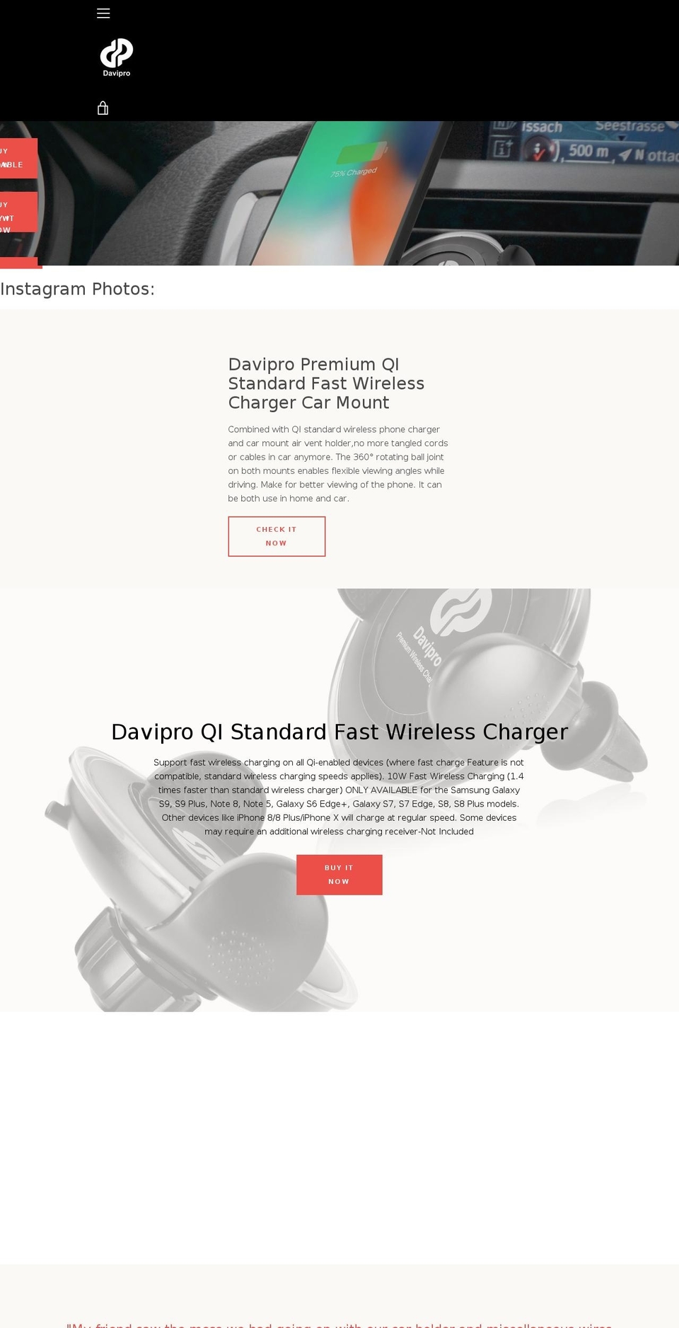 davipro.com — Shopify storefront screenshot