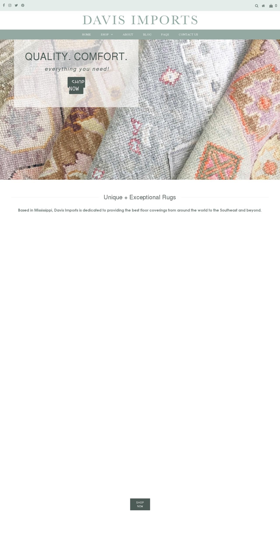davis-imports.com shopify website screenshot