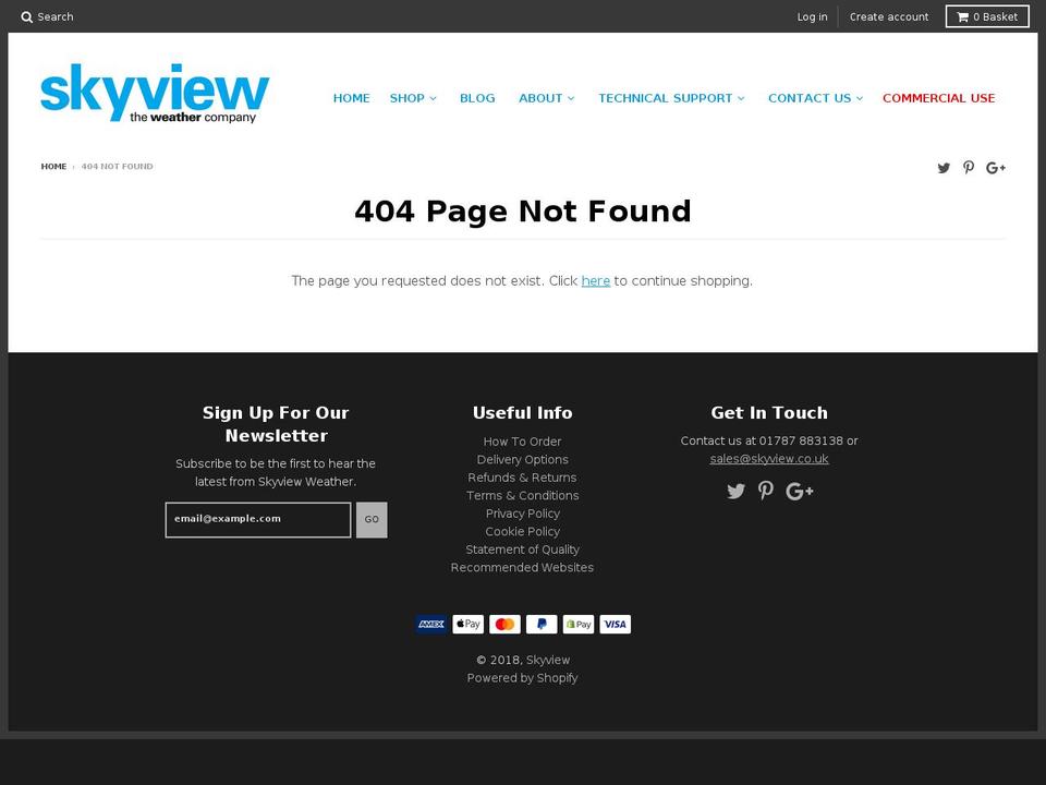 davis-weather.com — Shopify storefront screenshot