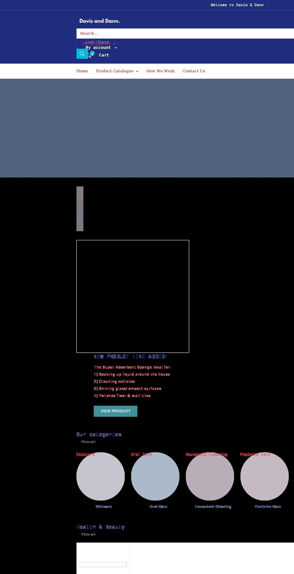 davisanddann.com shopify website screenshot