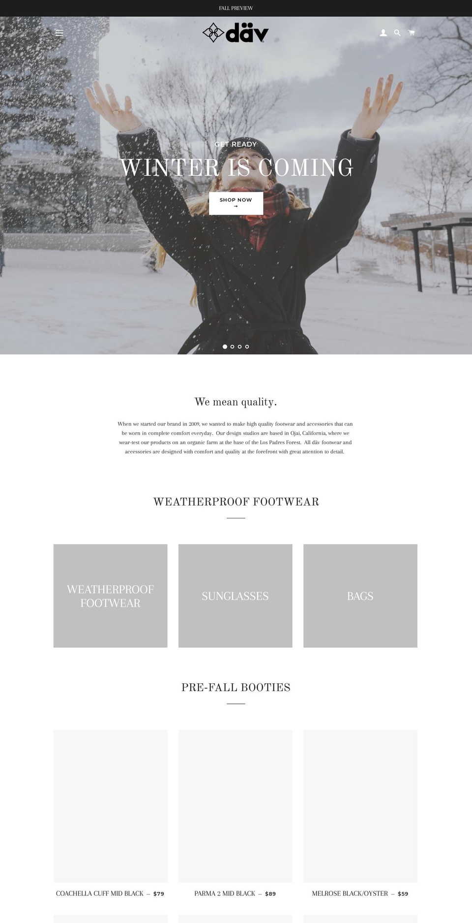davrain.net shopify website screenshot