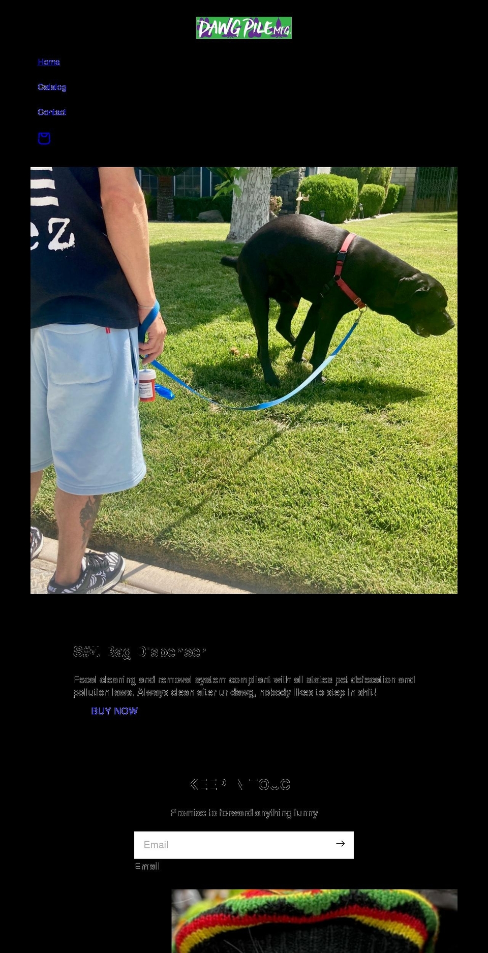 dawgpilemfg.com shopify website screenshot