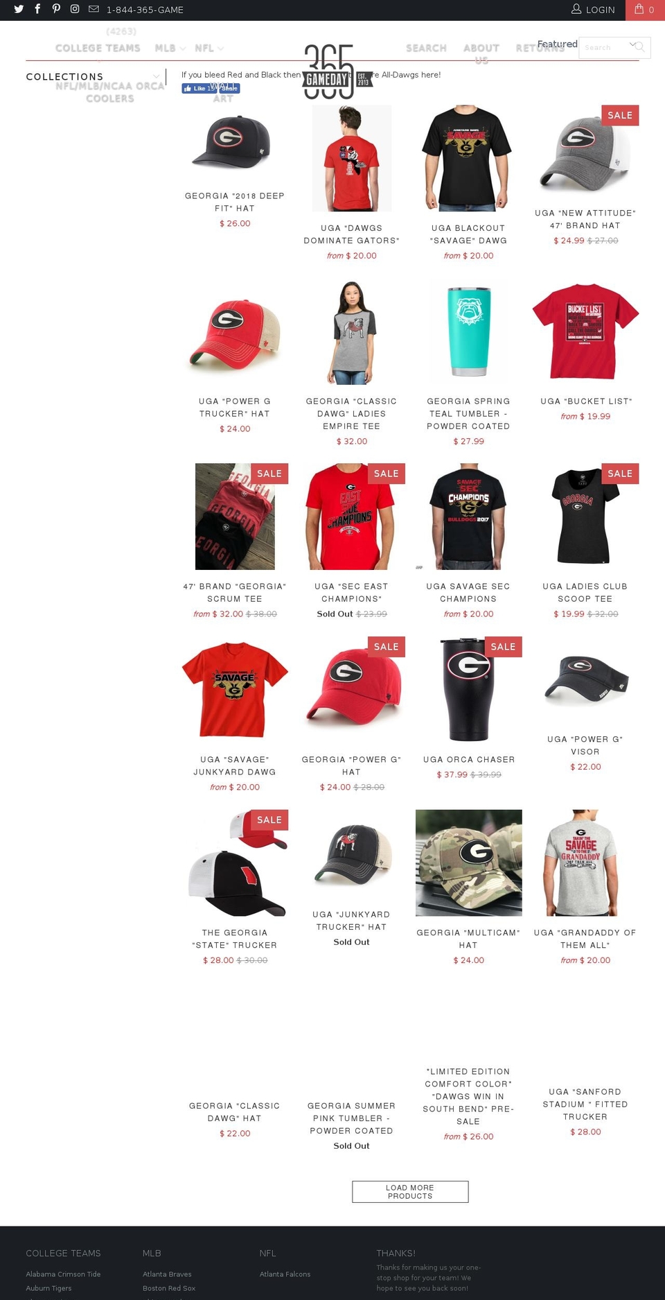 904d27 Shopify theme site example dawgs365.com