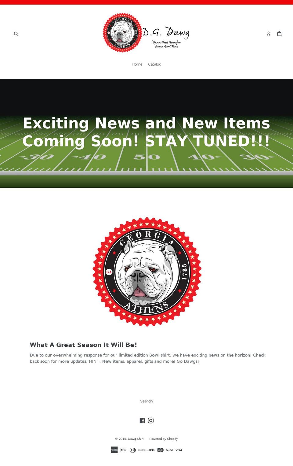 dawgshirt.com — Shopify storefront screenshot