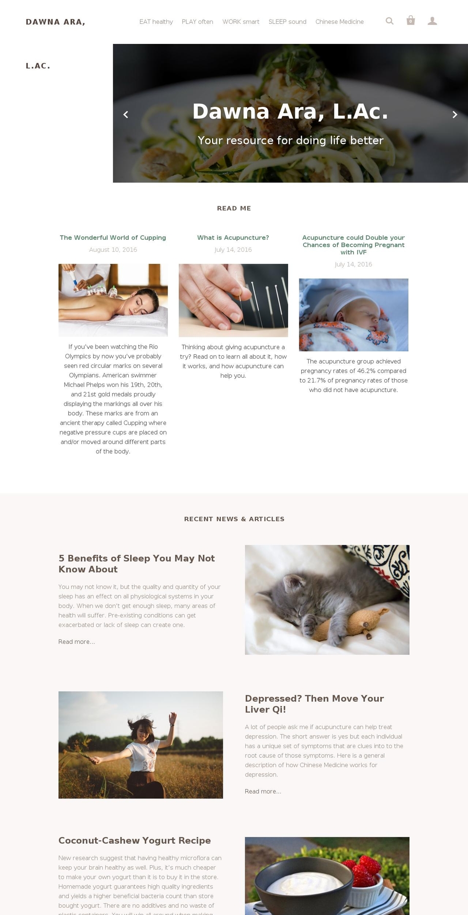 dawnaara.com shopify website screenshot