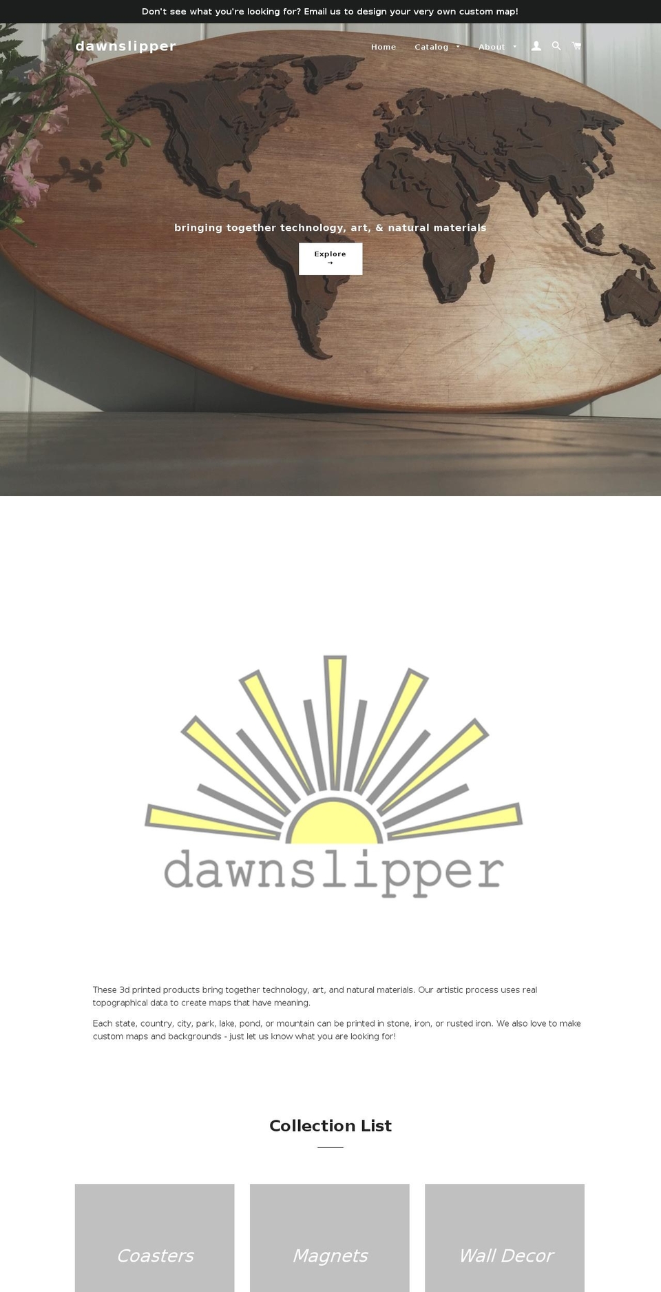 dawnslipper.com — Shopify storefront screenshot