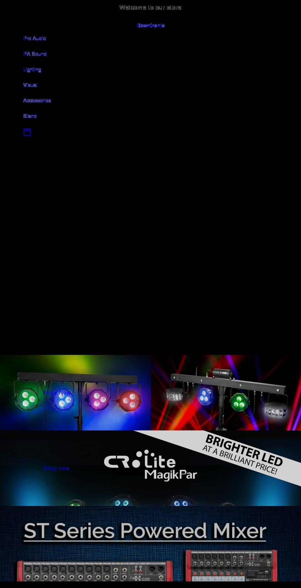 dawntronic.com.au shopify website screenshot