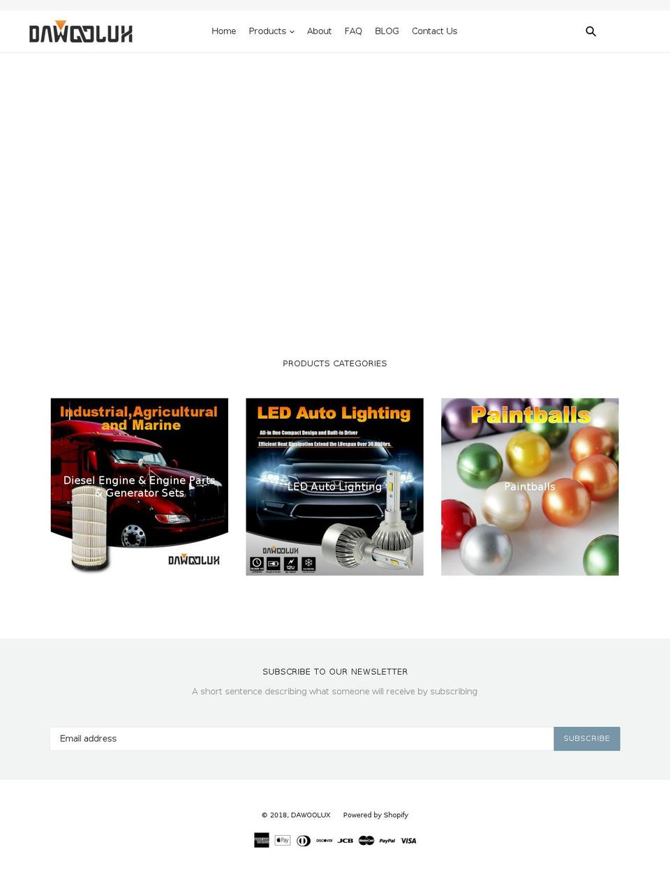 dawoousa.com — Shopify storefront screenshot