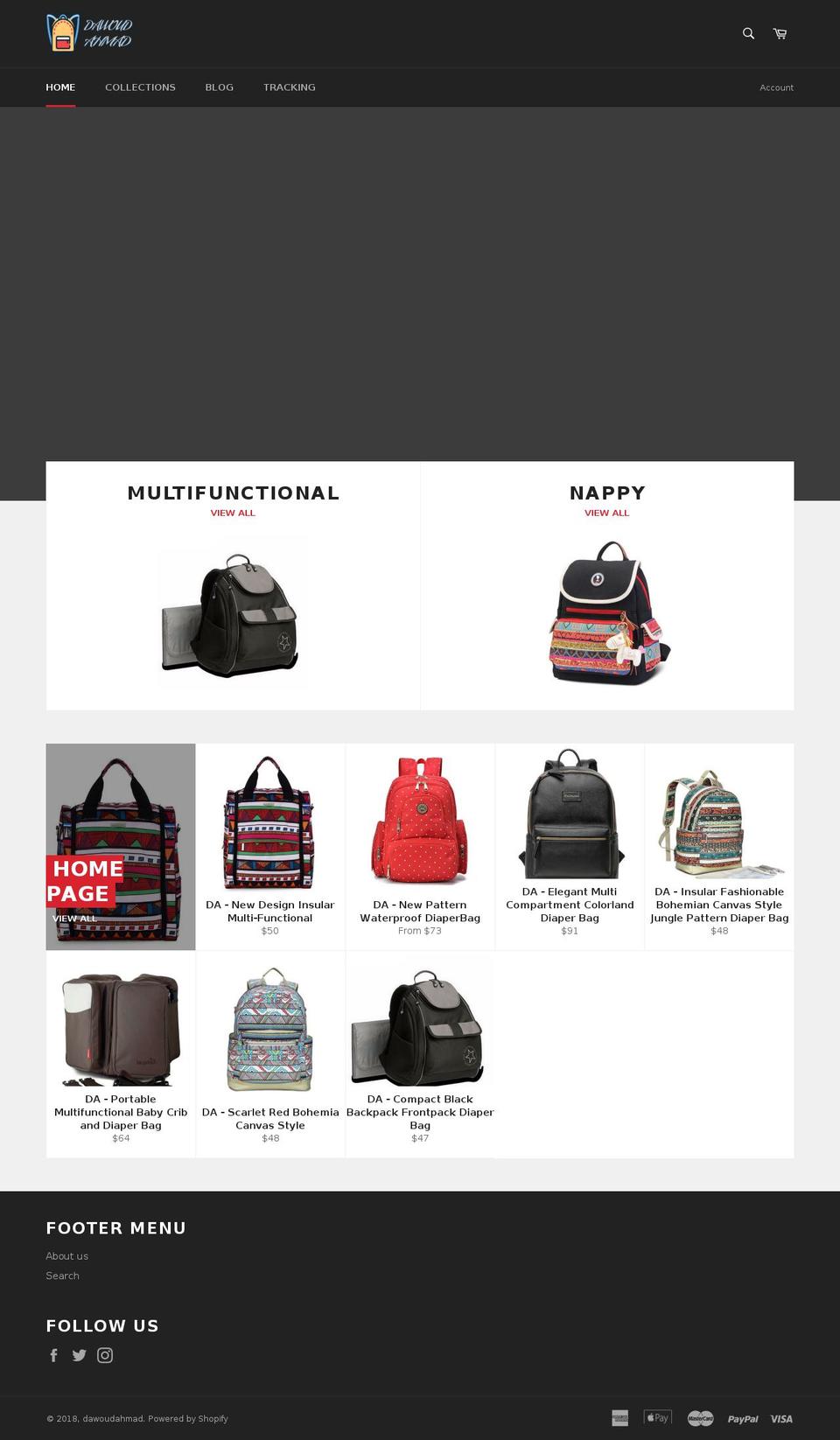 dawoudahmad.com — Shopify storefront screenshot