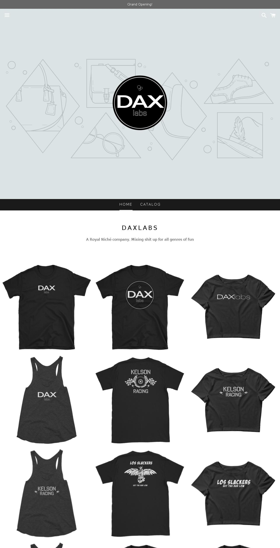daxlabs.com — Shopify storefront screenshot