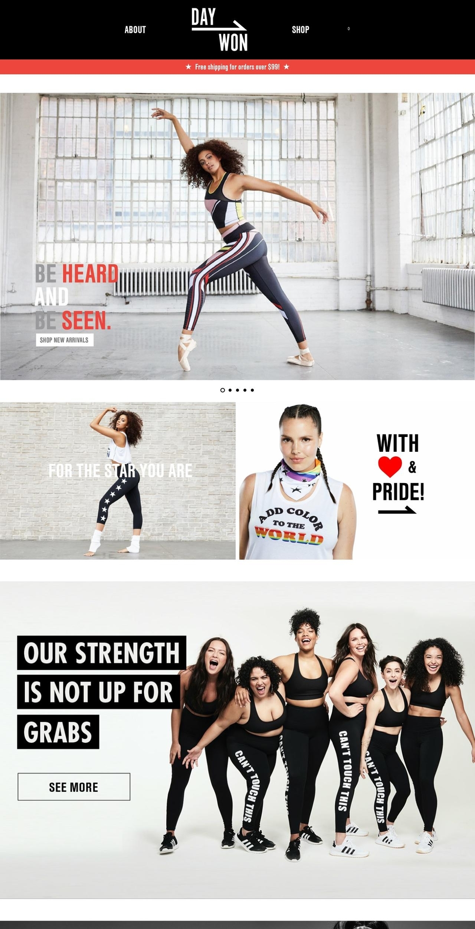 day-won.com shopify website screenshot