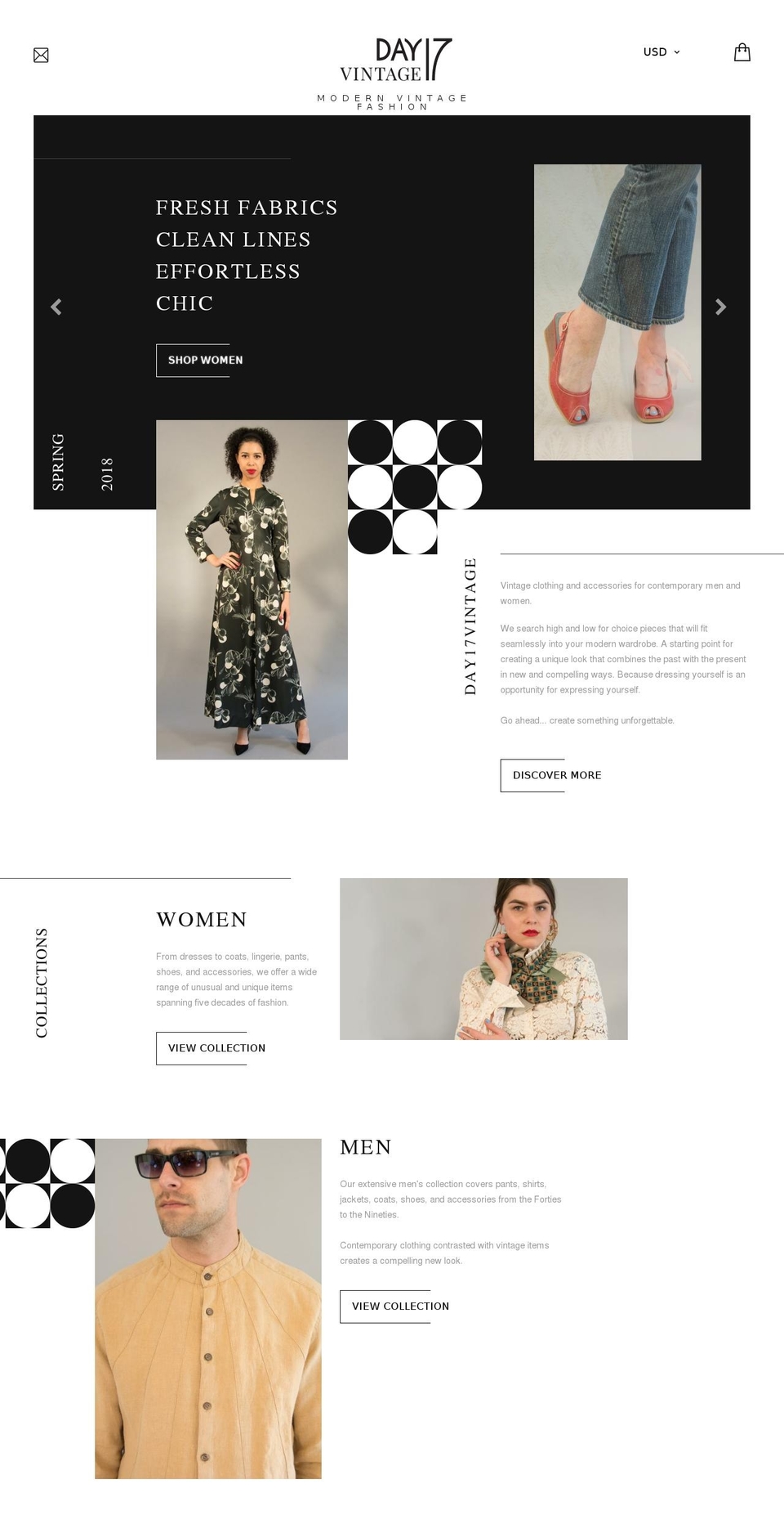 day17vintage.com — Shopify storefront screenshot