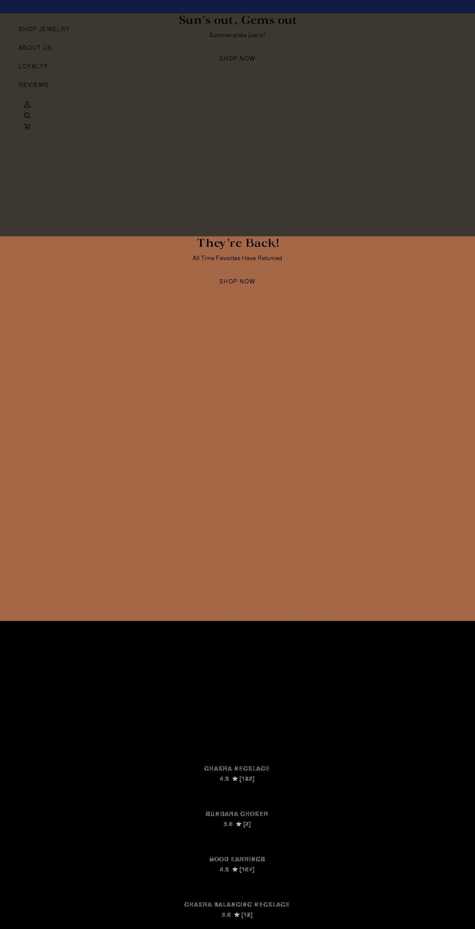dayajewellry.com — Shopify storefront screenshot