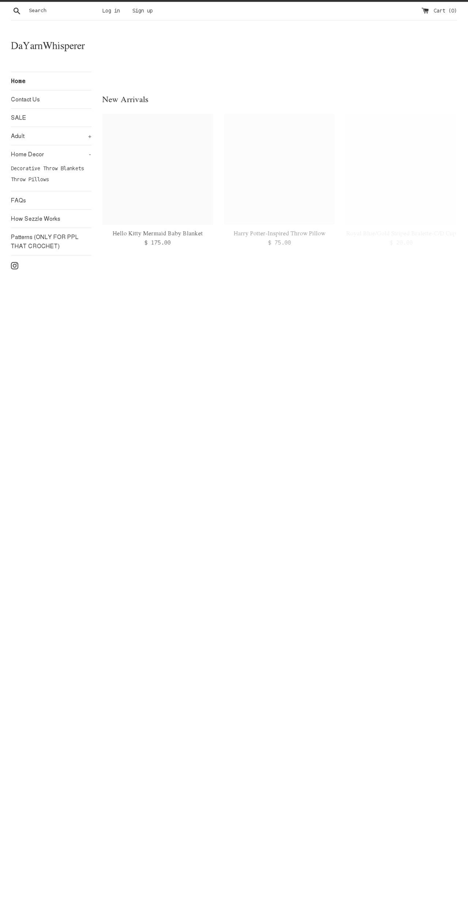 dayarnwhisperer.com shopify website screenshot