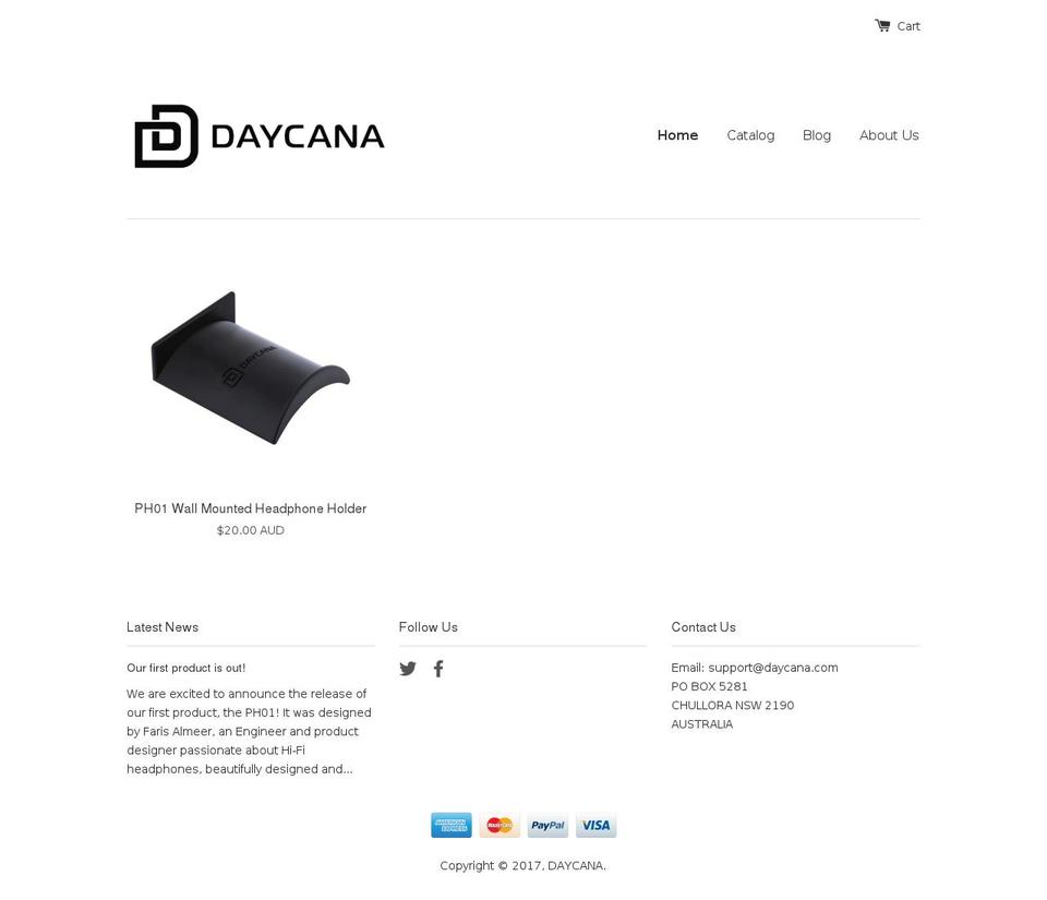 daycana.com shopify website screenshot
