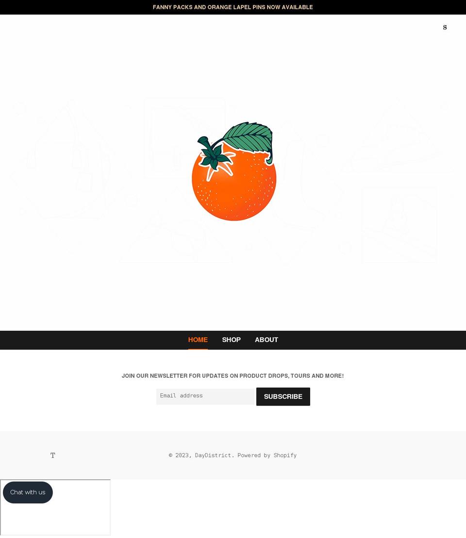 daydistrict.com shopify website screenshot