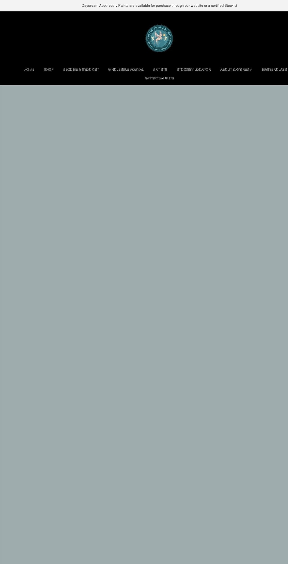 daydreamapothecarypaint.com shopify website screenshot