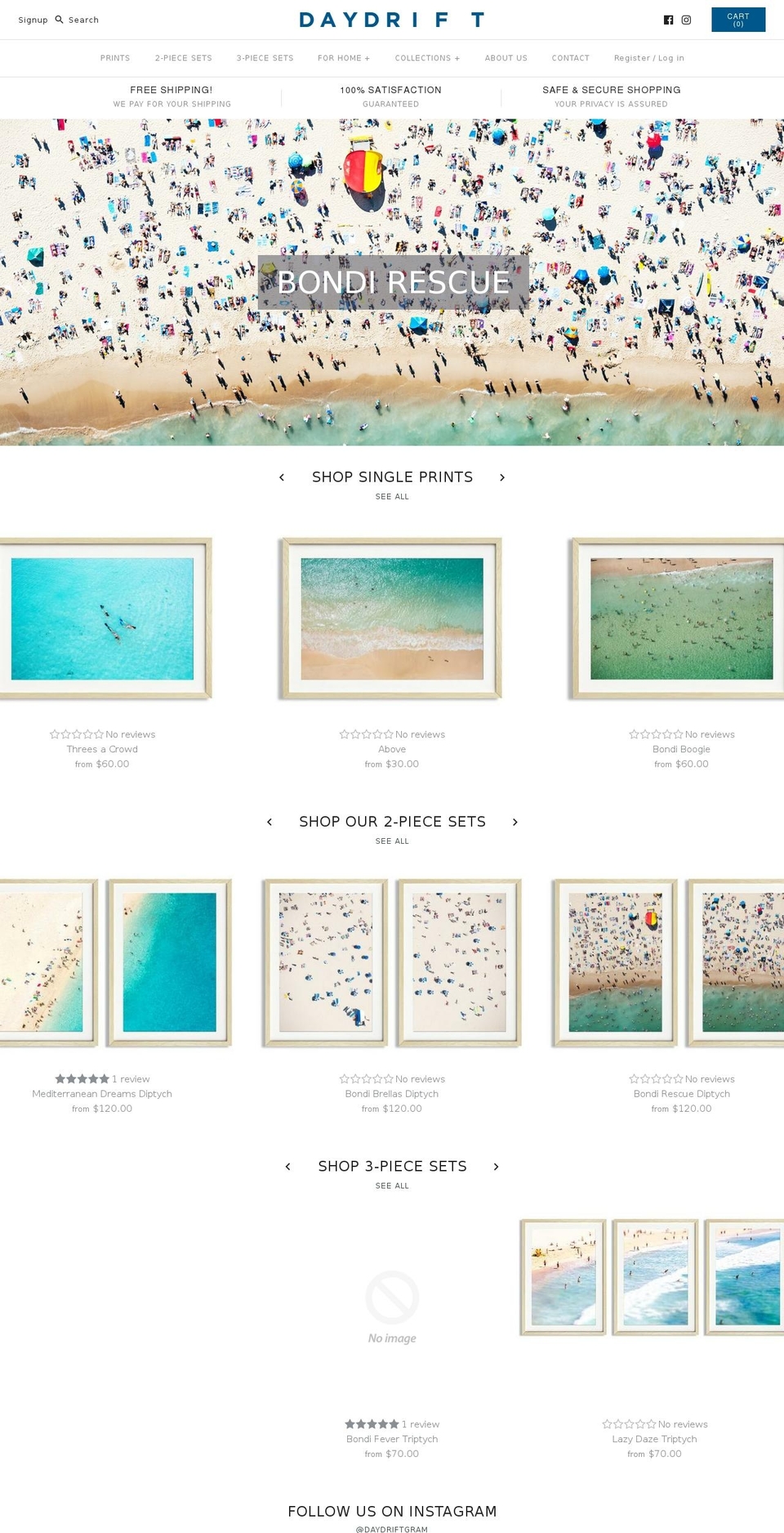daydriftstore.com — Shopify storefront screenshot