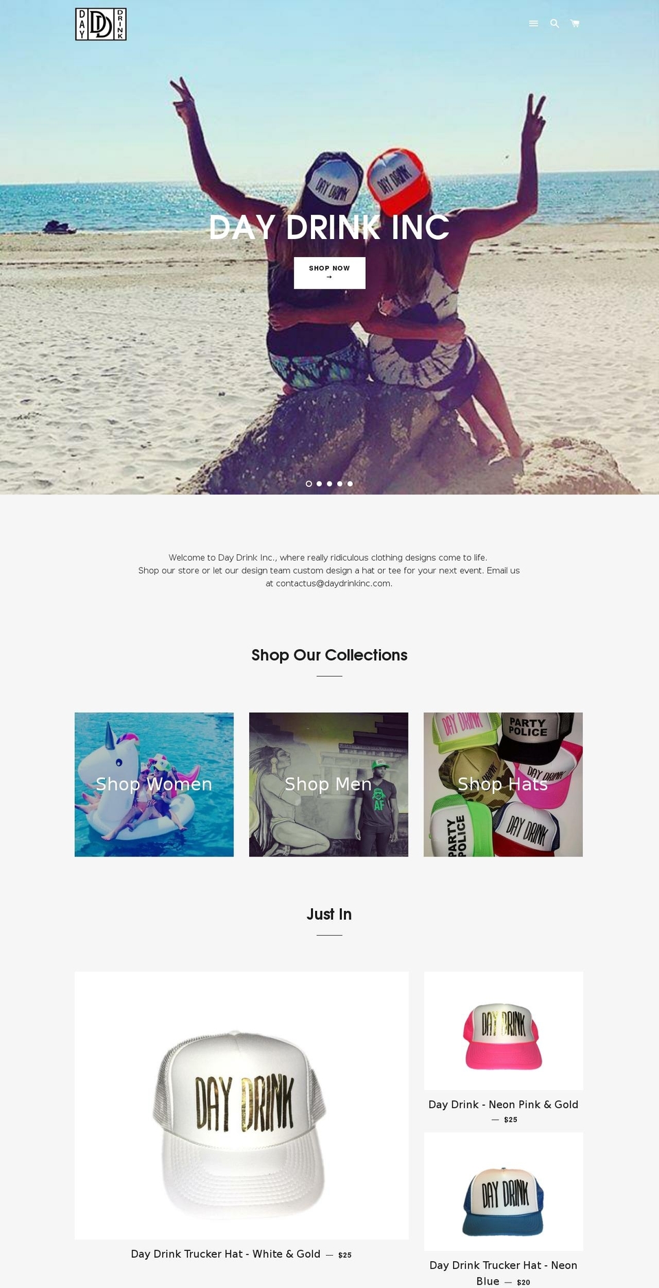 daydrinkinc.com — Shopify storefront screenshot