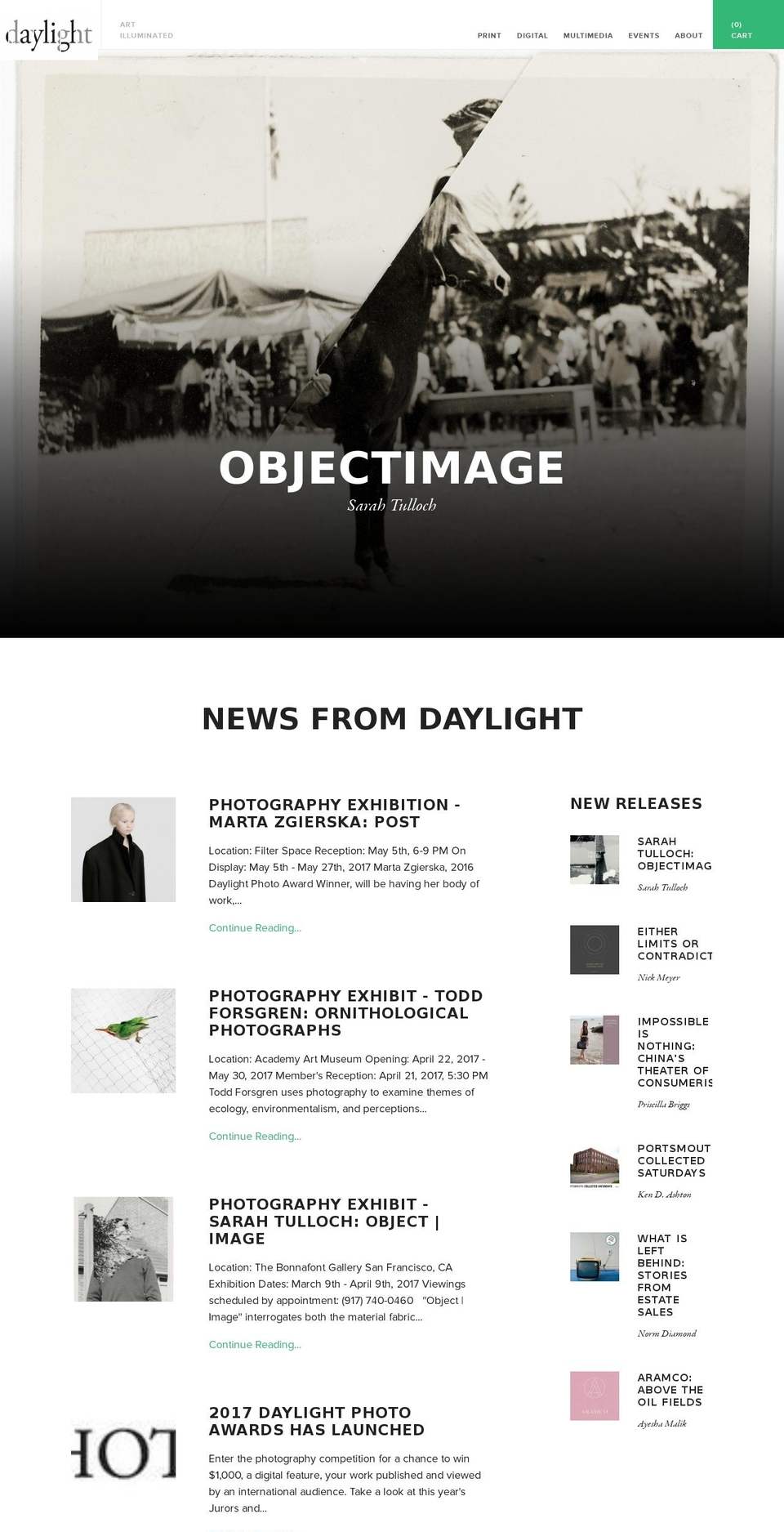 daylightmag.com shopify website screenshot