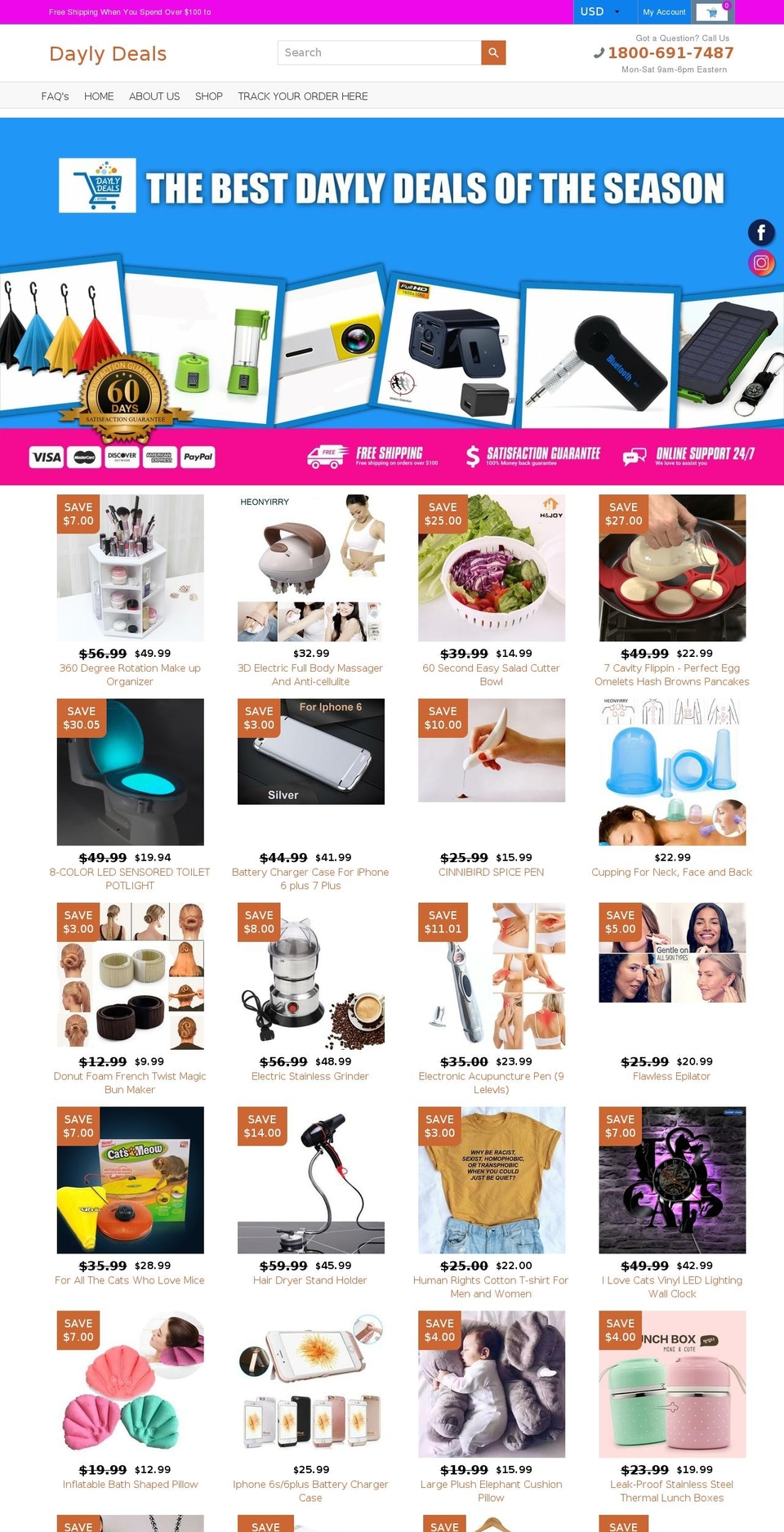 daylydeals.com — Shopify storefront screenshot