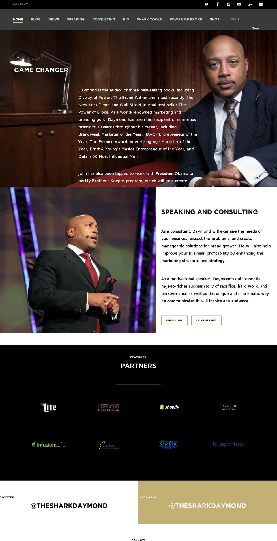 daymondjohn.com shopify website screenshot