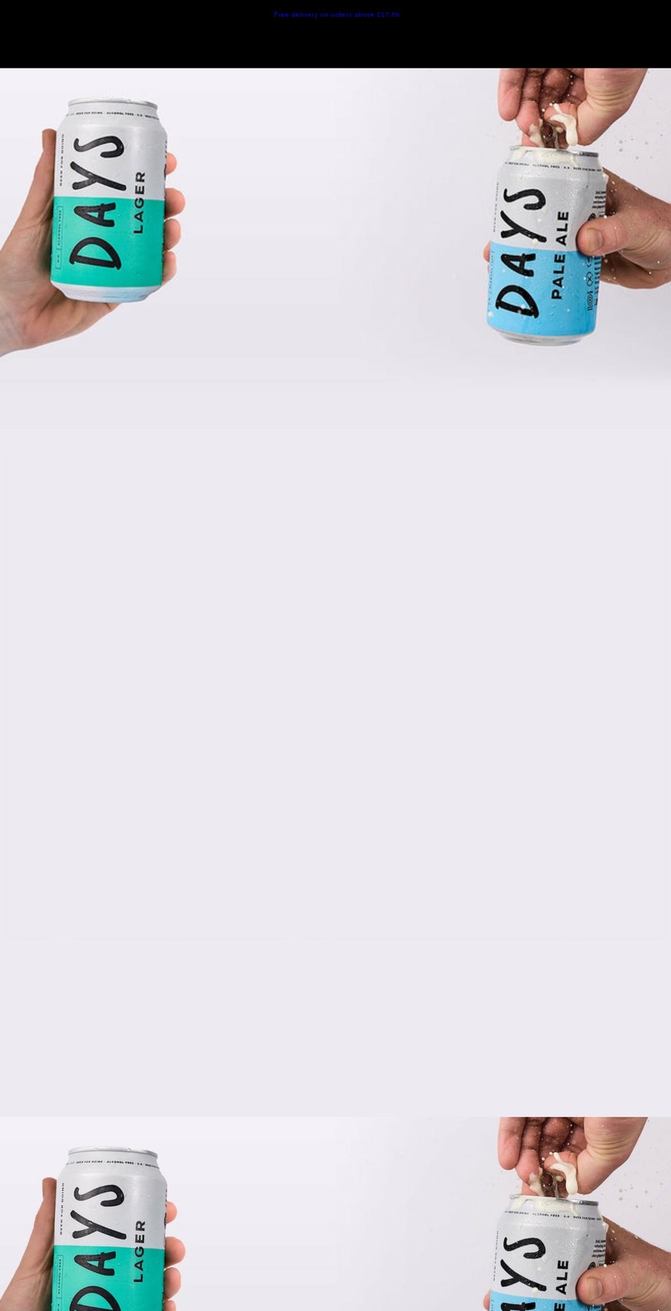 daysbrewing.com shopify website screenshot