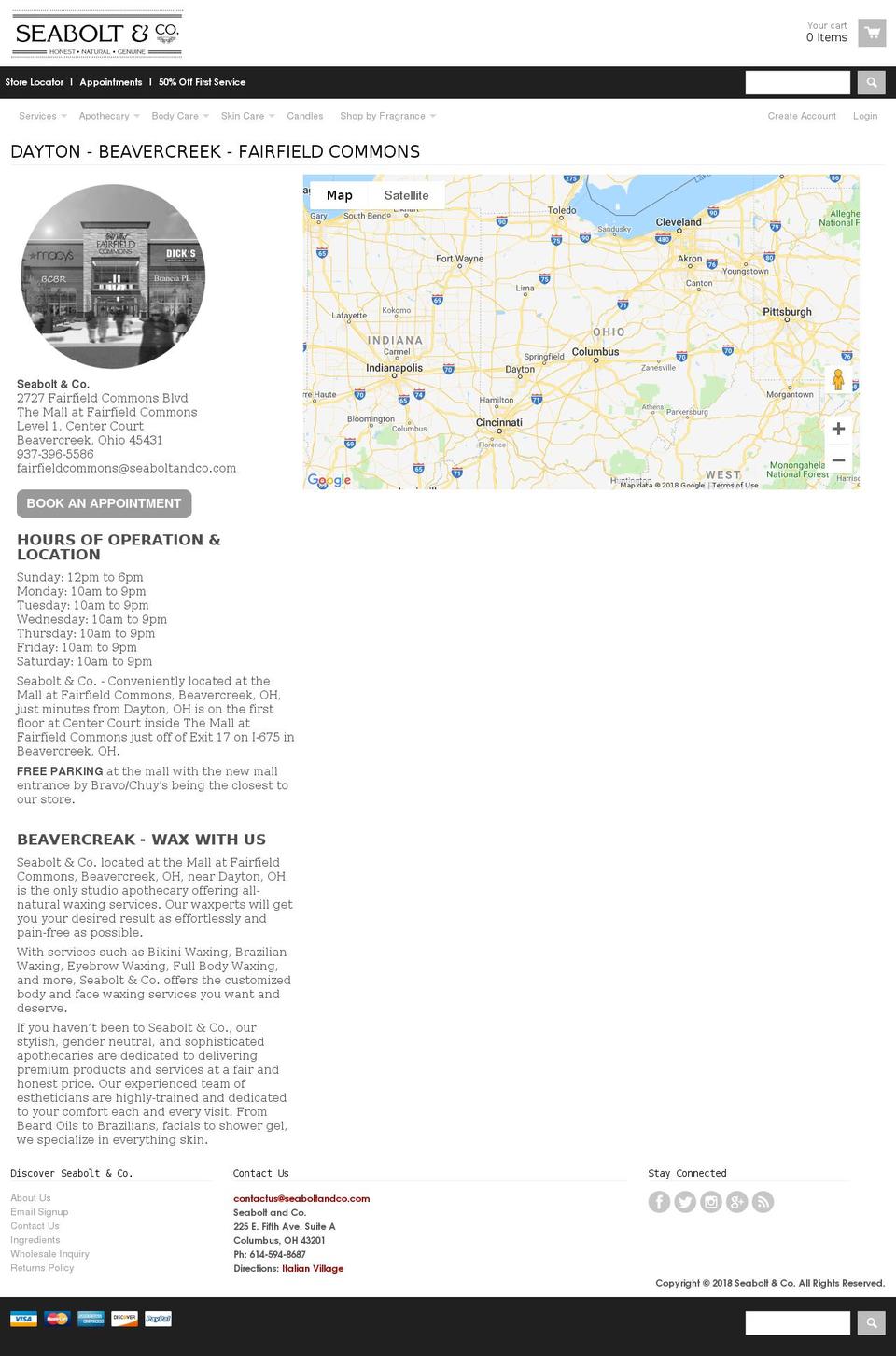 daytonwaxing.com — Shopify storefront screenshot