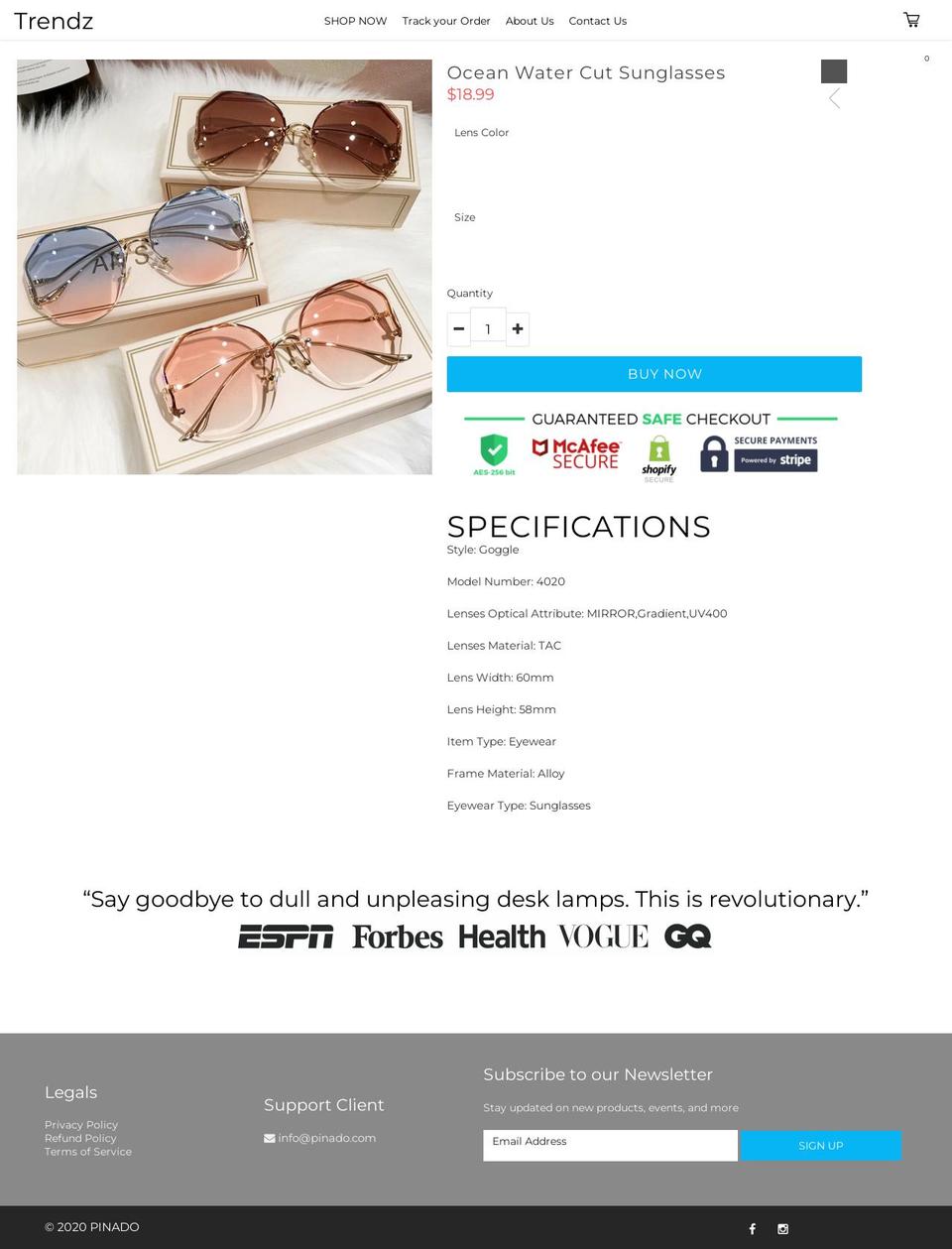 daytrendz.com shopify website screenshot