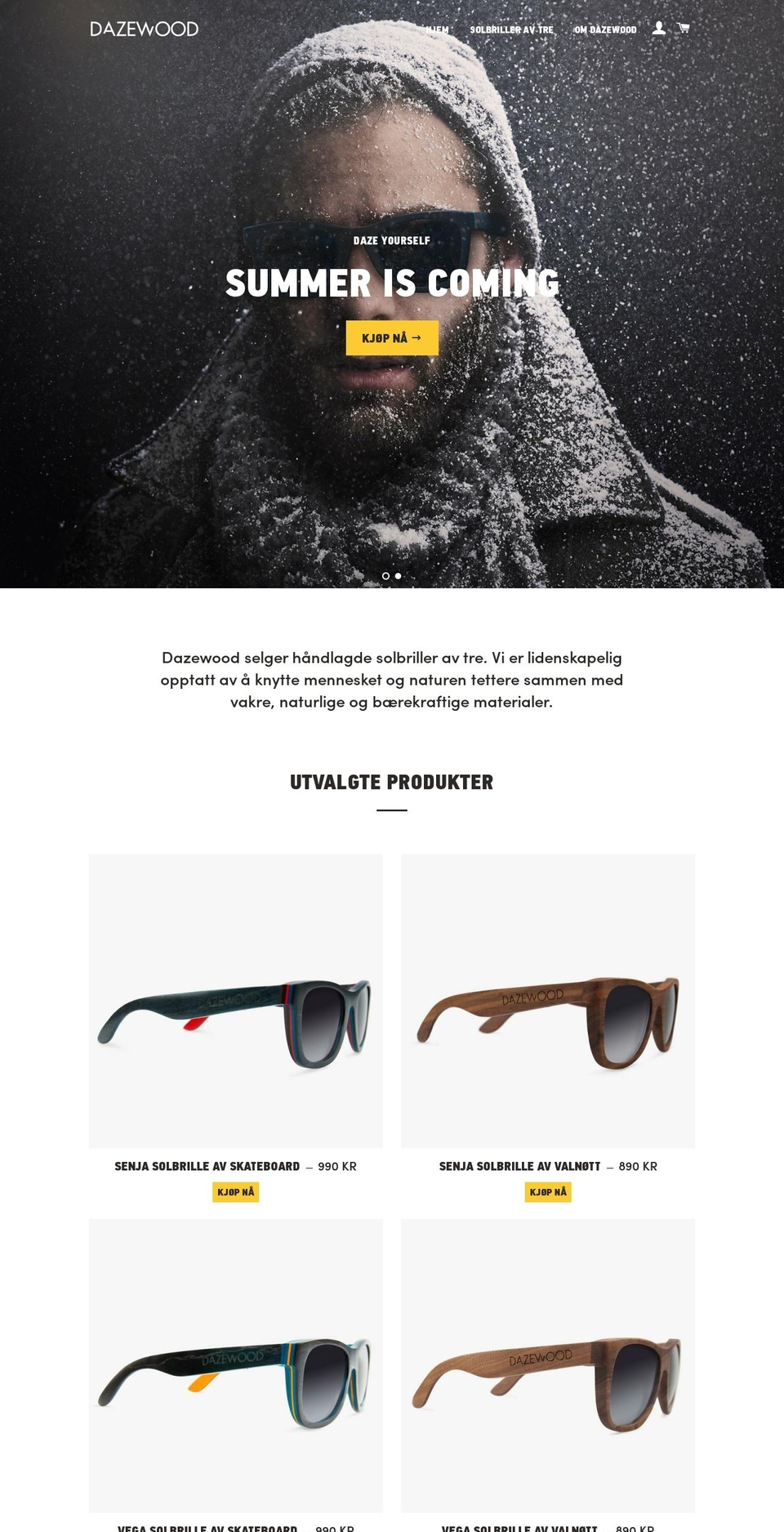 dazewood.com shopify website screenshot