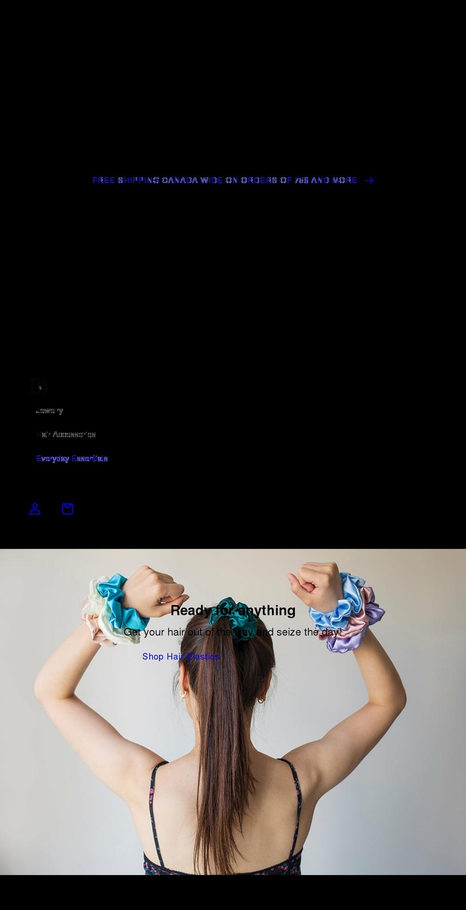 dazzlebasics.com shopify website screenshot