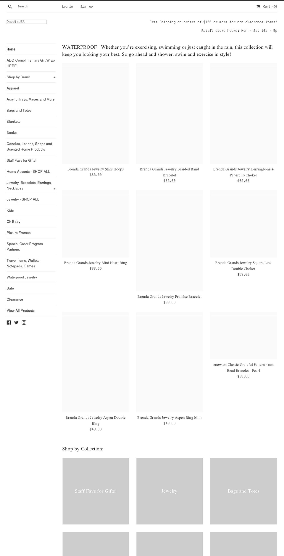dazzleusa.myshopify.com shopify website screenshot
