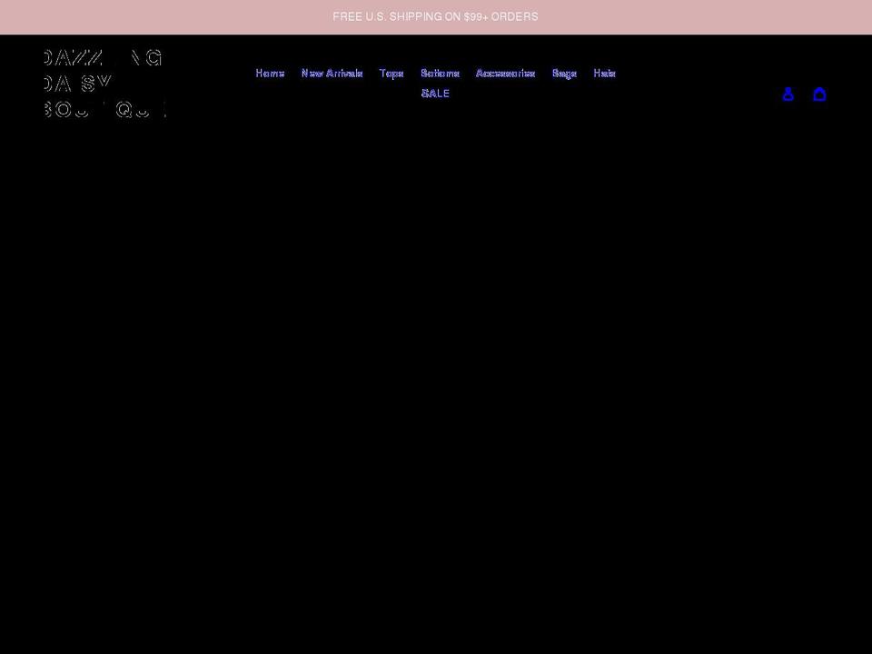 dazzlingdaisyboutique.com shopify website screenshot
