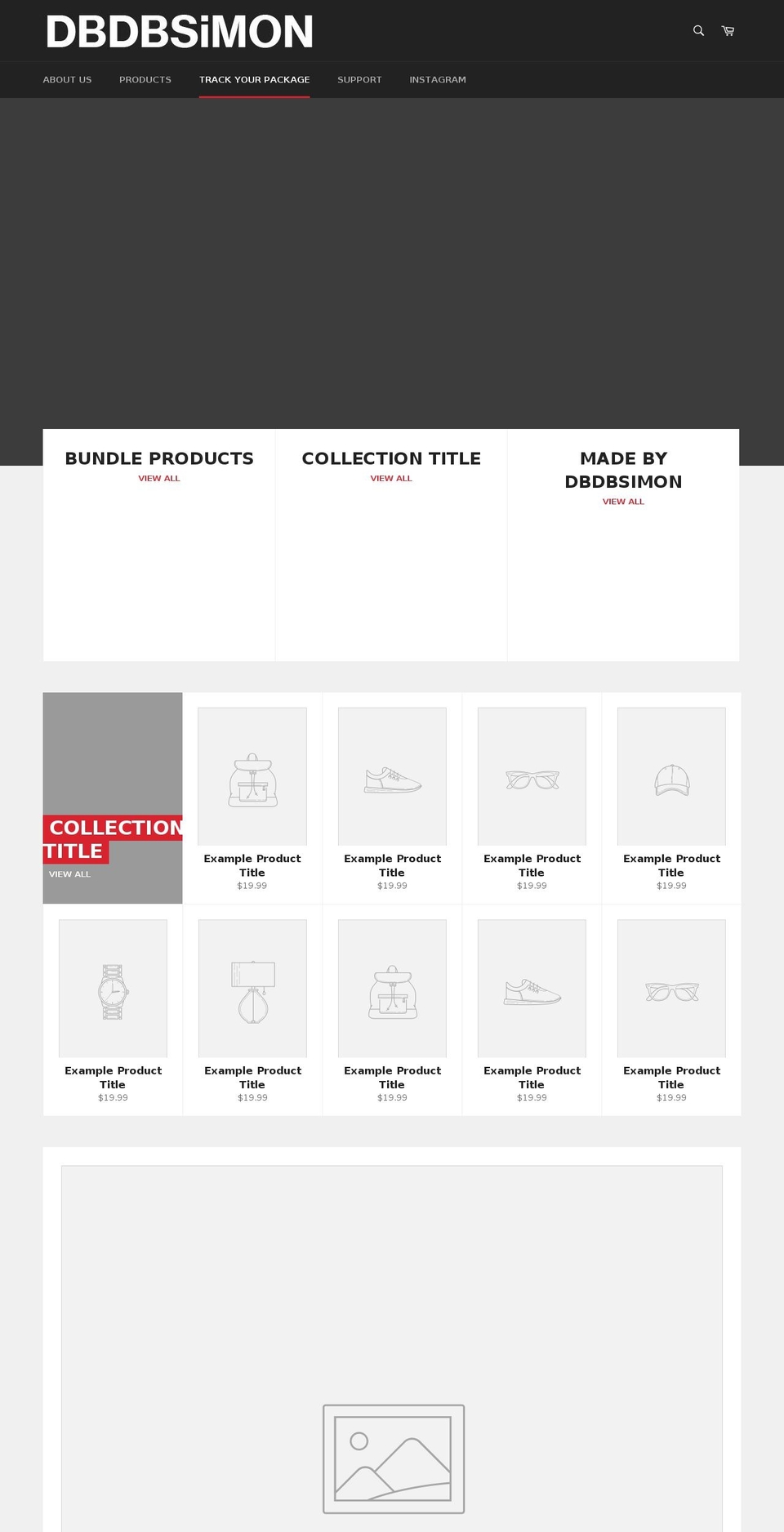 dbdbsimon.com shopify website screenshot