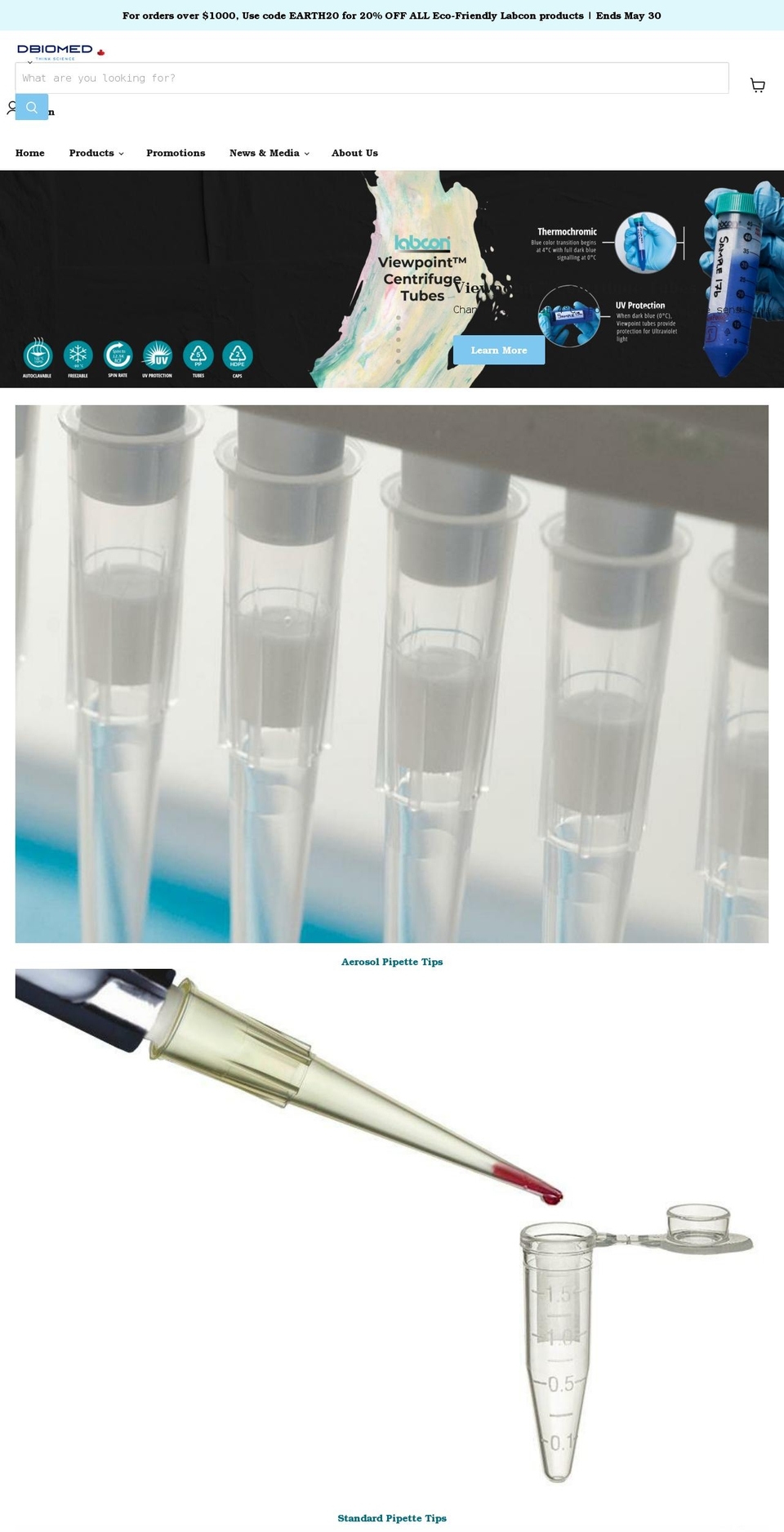 dbiomed.com shopify website screenshot