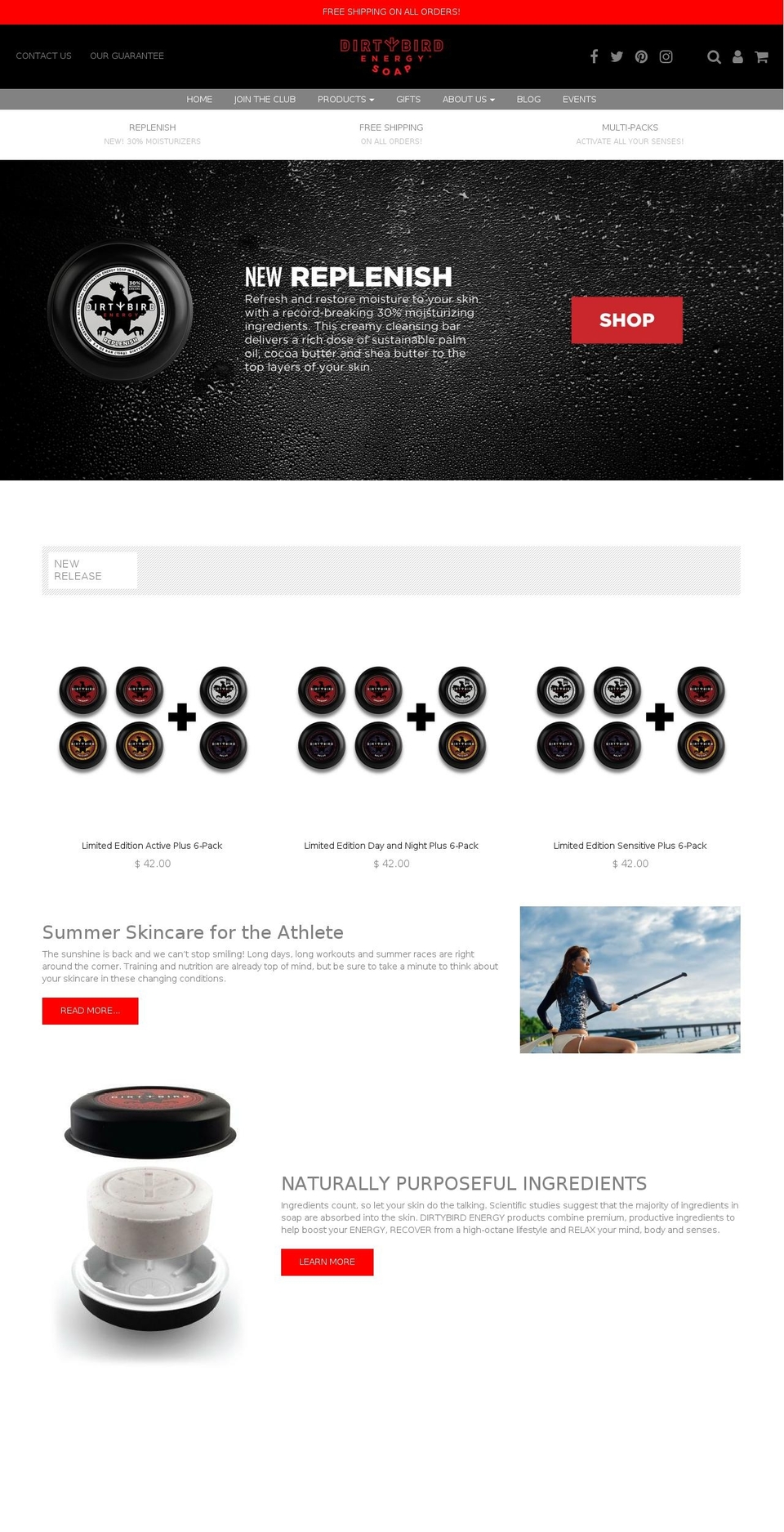 dbirdenergy.com — Shopify storefront screenshot
