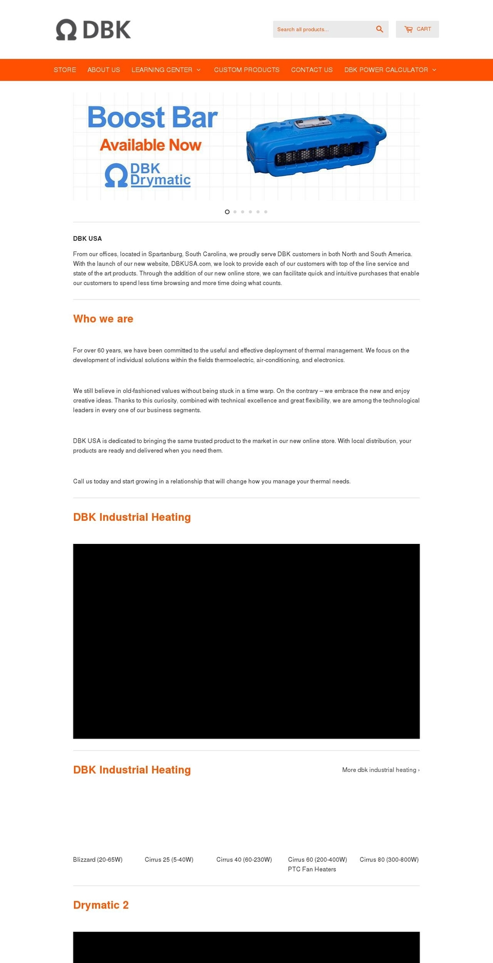dbk-itm.com — Shopify storefront screenshot