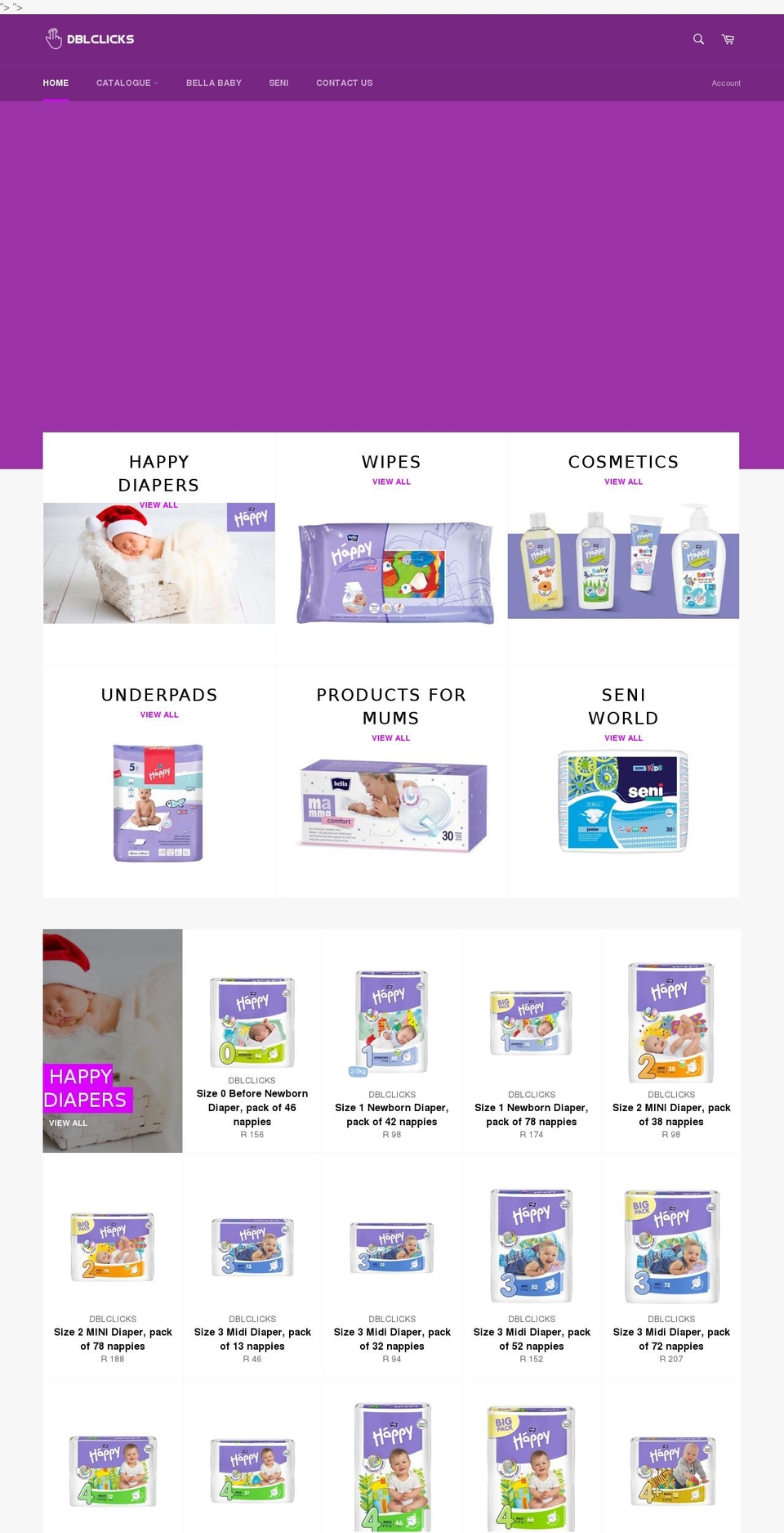dblclicks.net shopify website screenshot