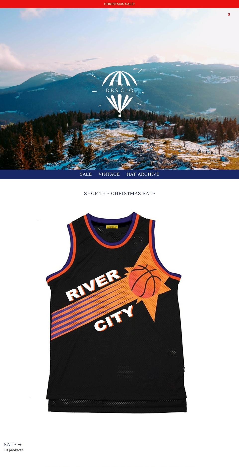 dbsclo.com shopify website screenshot