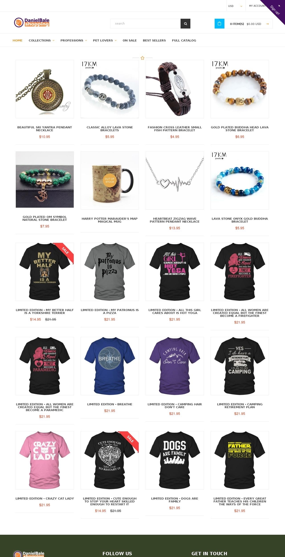 dbshoppingplace.com shopify website screenshot