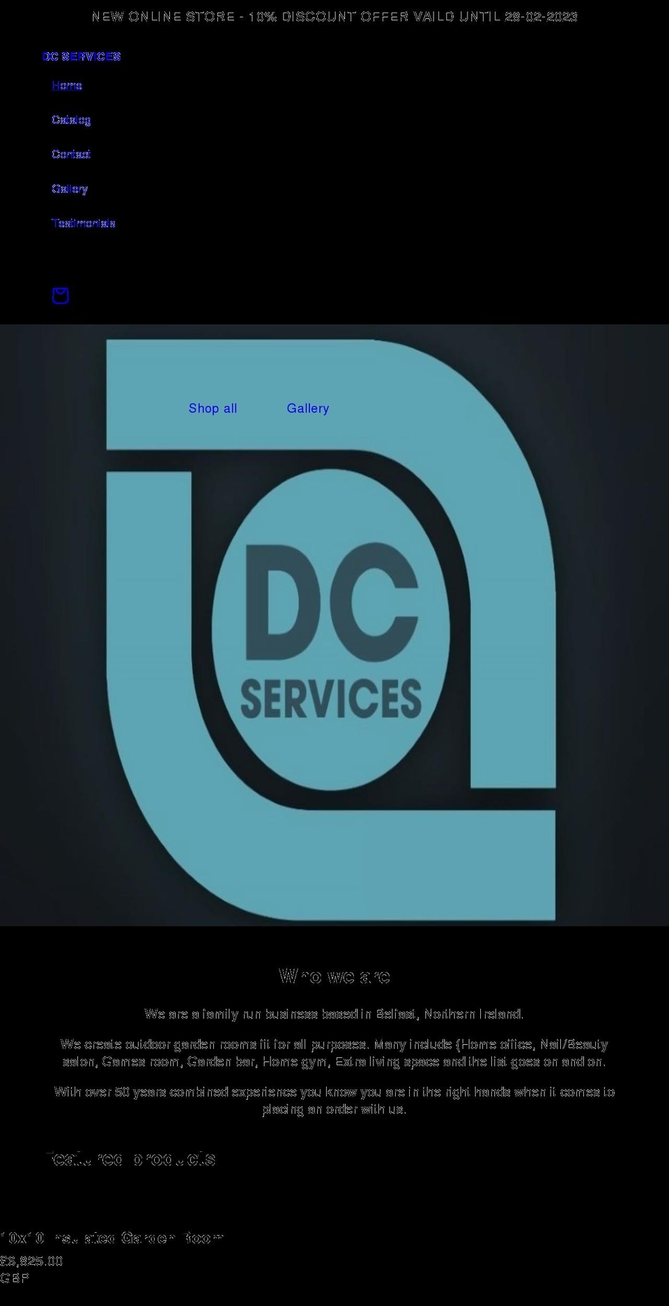 dc-joinery.com shopify website screenshot