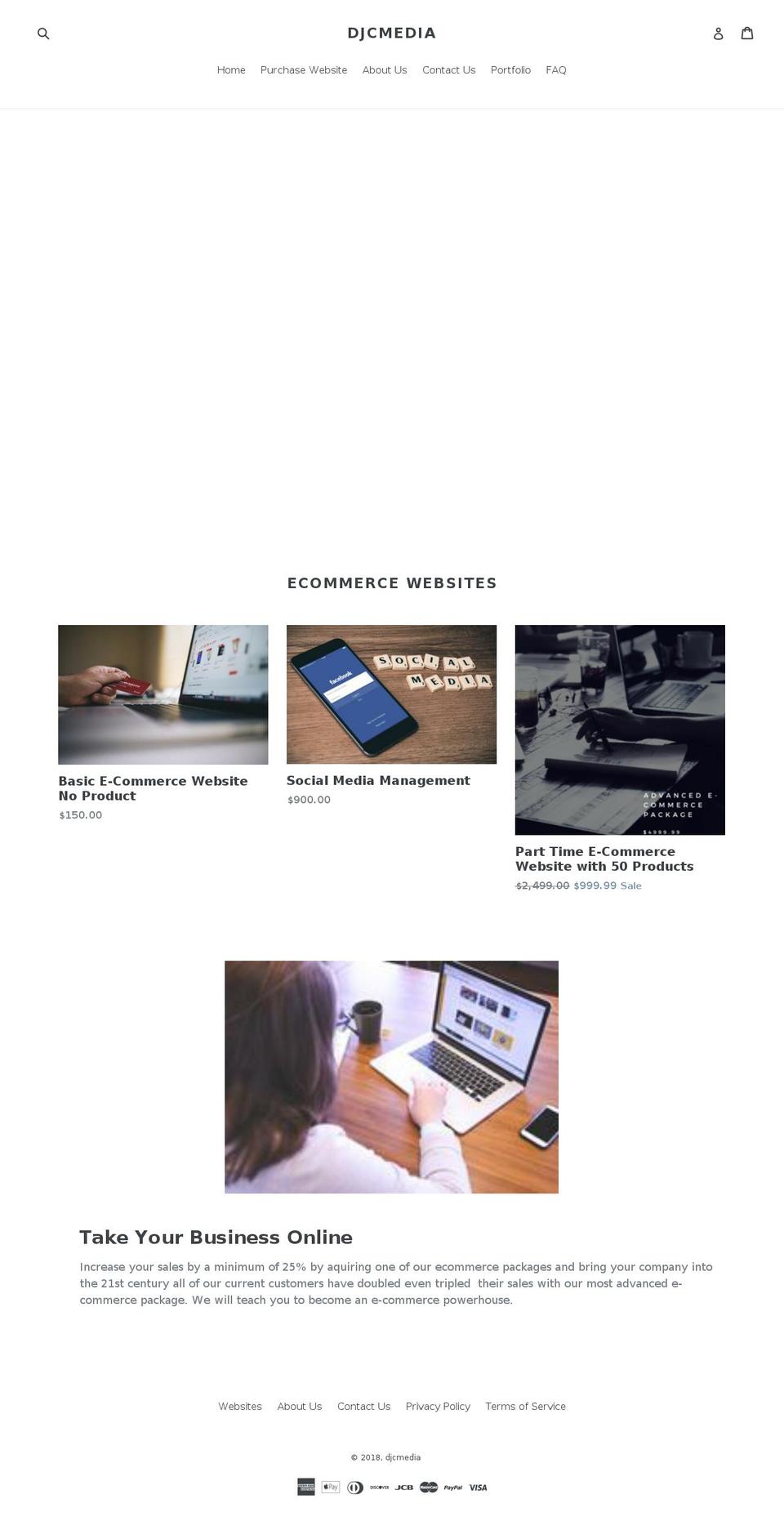 dcarmedia.com — Shopify storefront screenshot