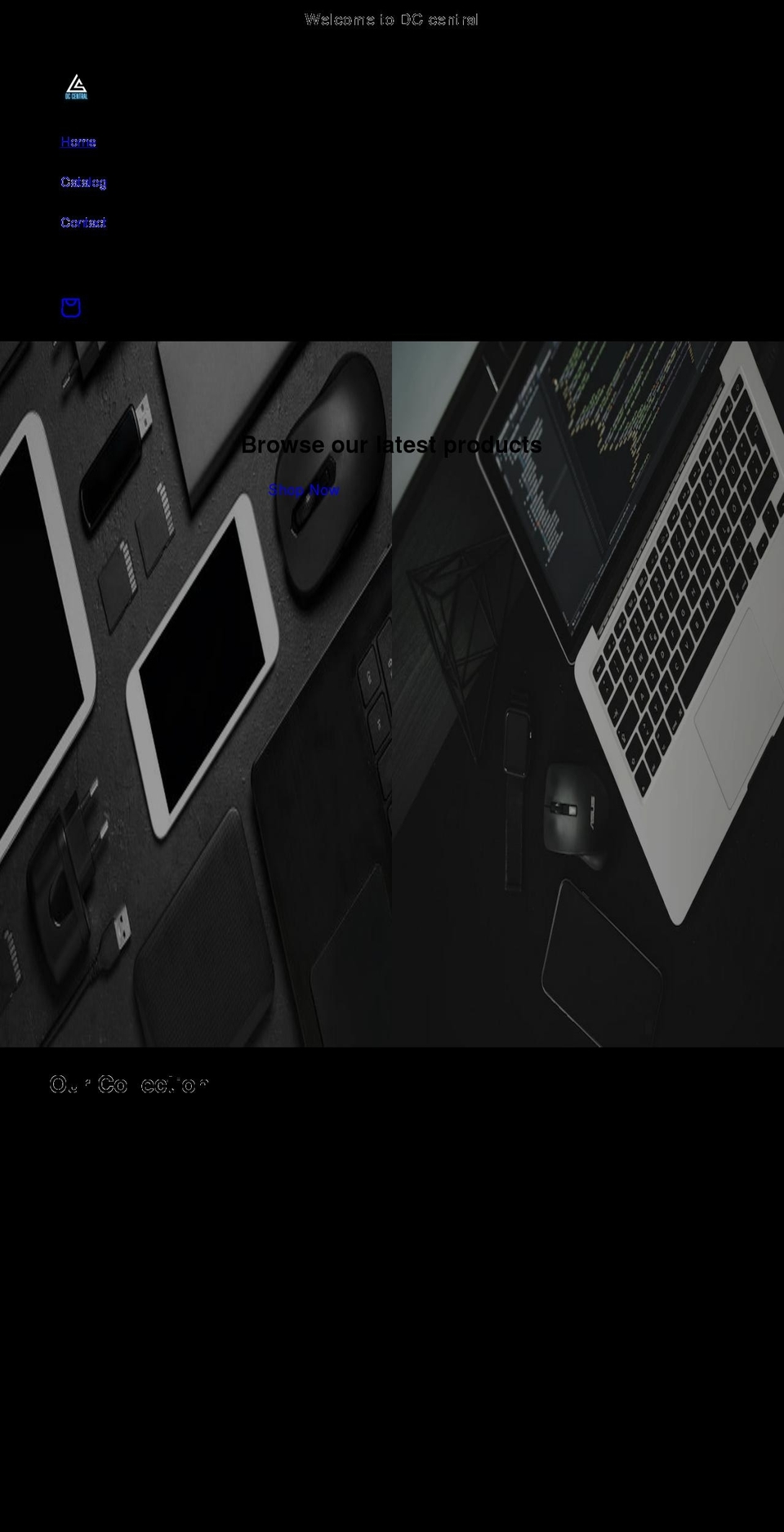 dccentral.net shopify website screenshot