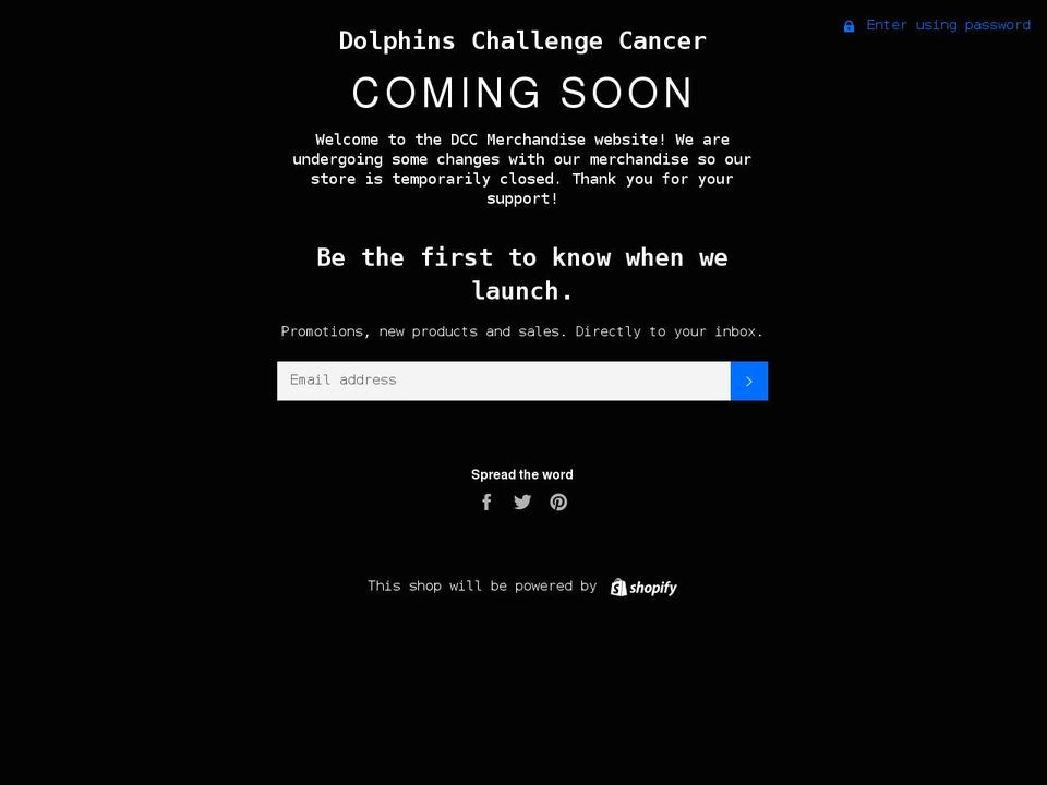 dccgear.com — Shopify storefront screenshot