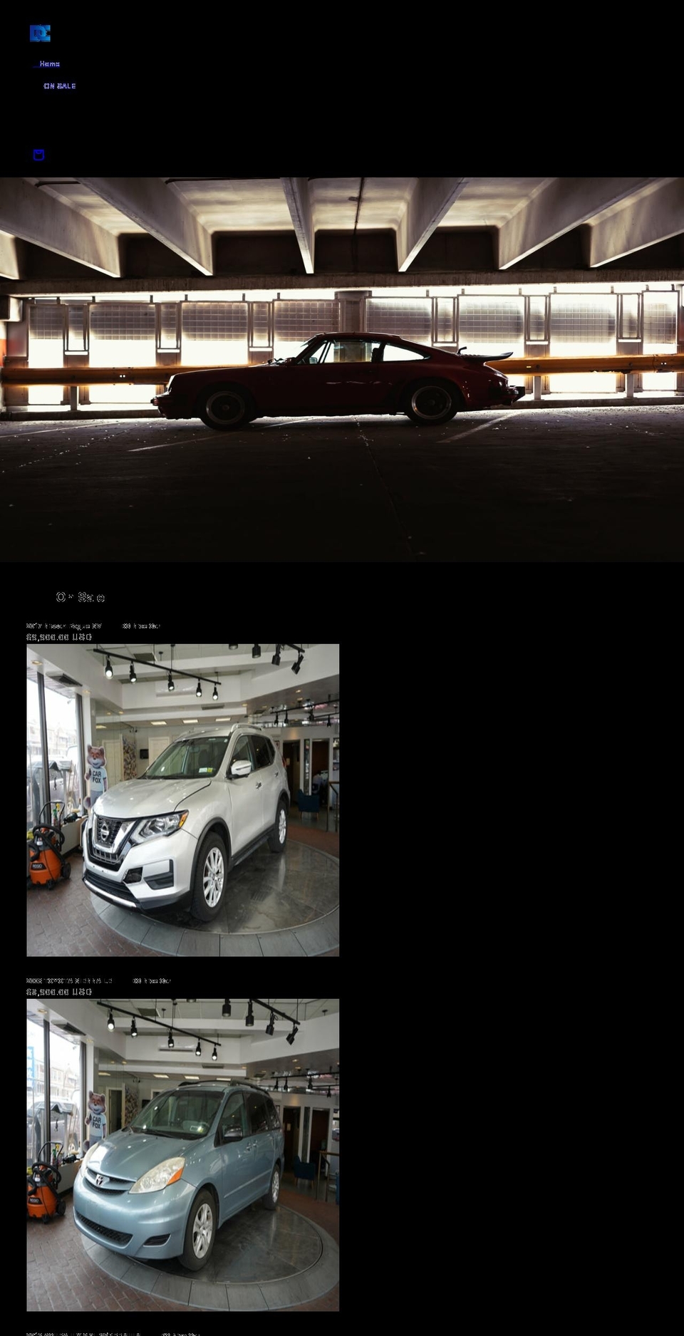 dcnicecar.com shopify website screenshot